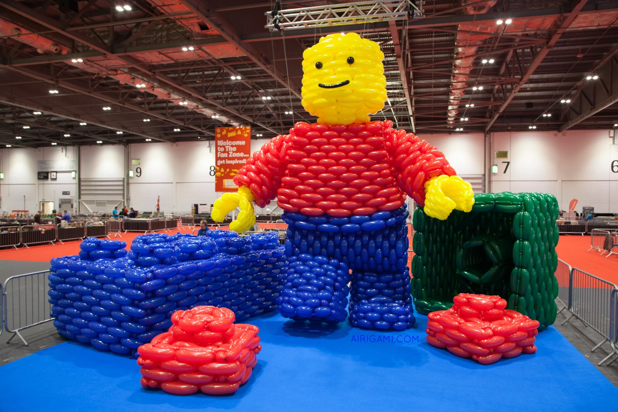 The Guinness World Record “Largest LEGO Minifigure Made out of Balloons”