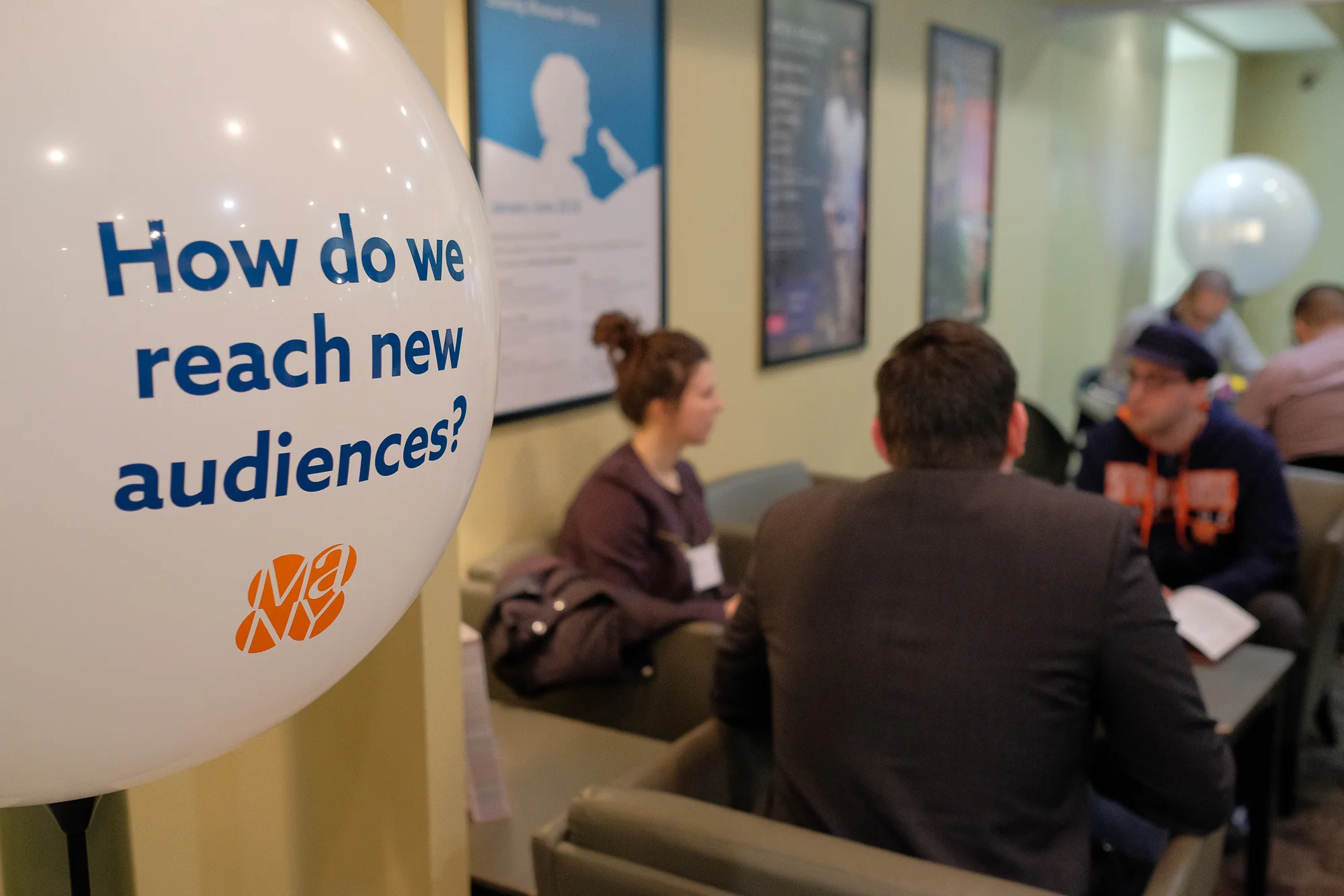 Thought bubbles make the perfect prompt to encourage conversation, signage for way finding, stations for gathering points, and bring attention to event themes.