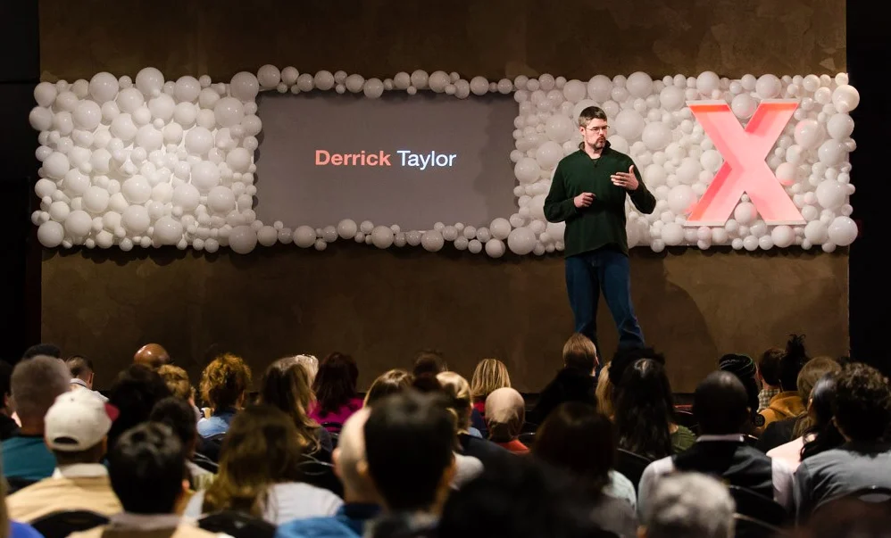 Derrick Taylor speaking on the importance of asking meaningful questions.