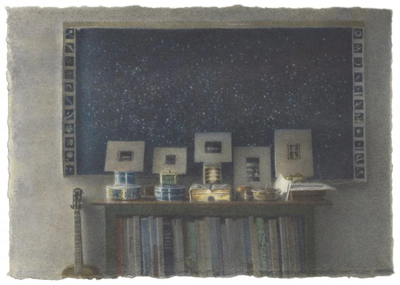 Star Map with Five Drawings I