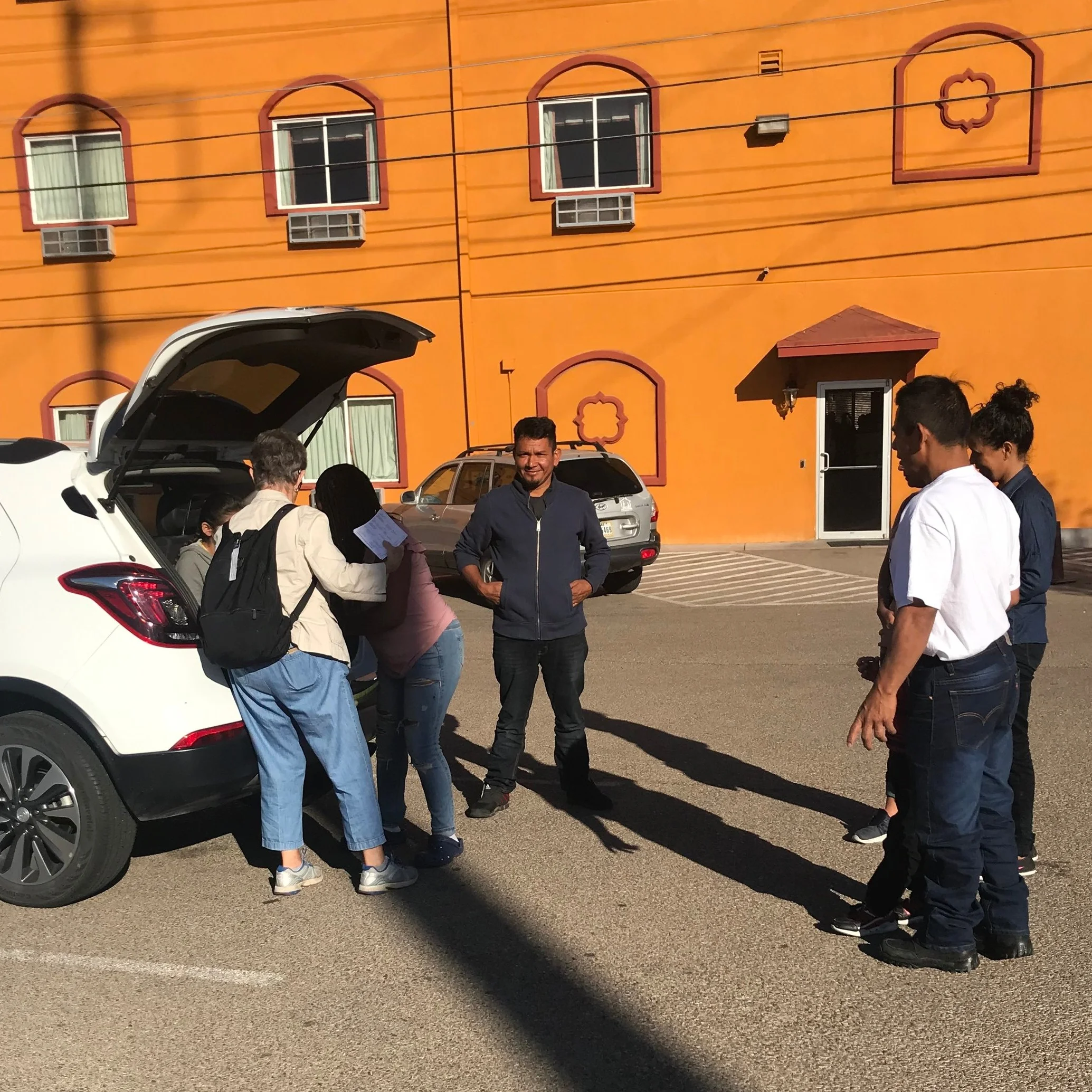 Some of the refugees joining Mary H.