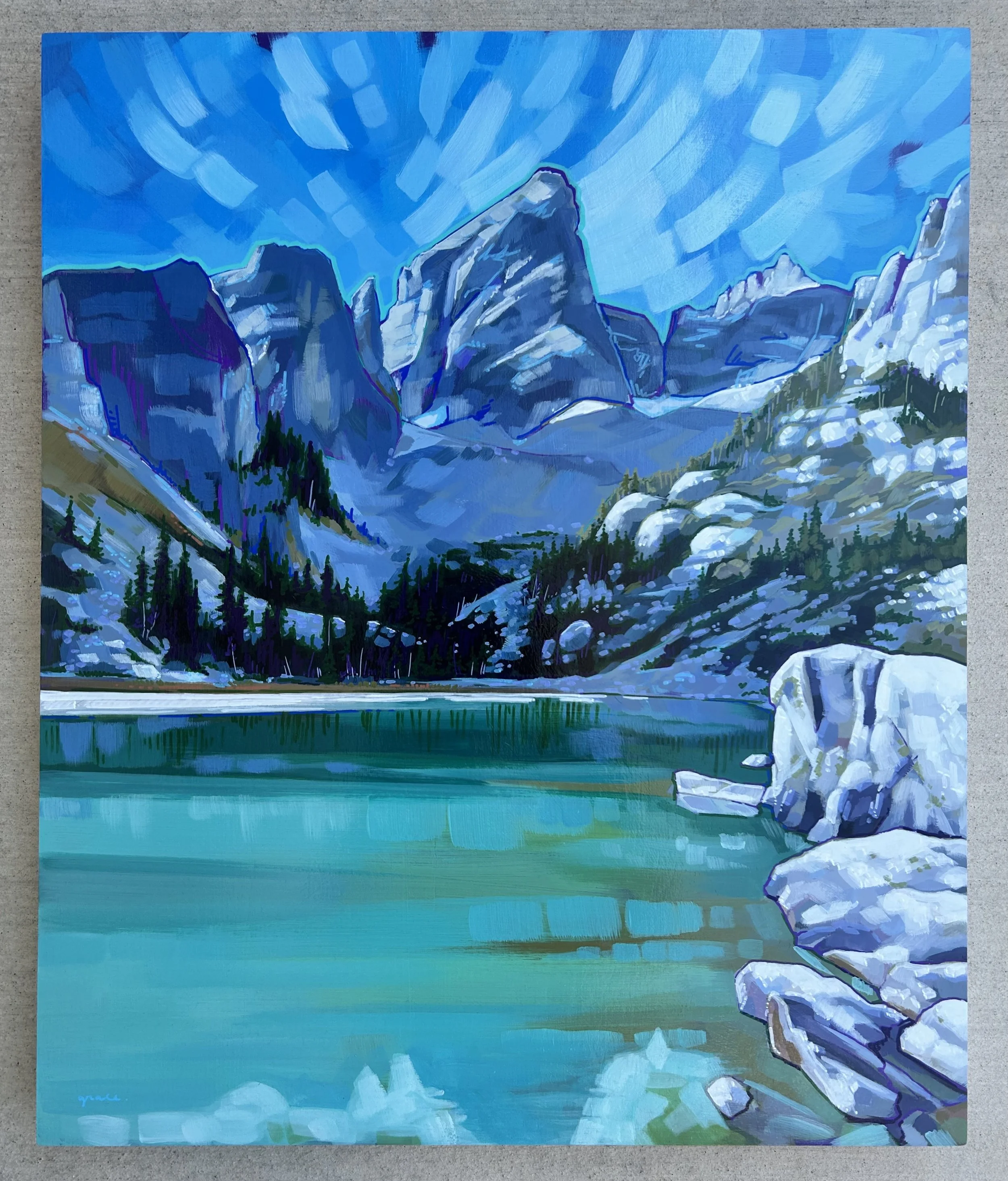 “Delta Lake” 24x20 in.