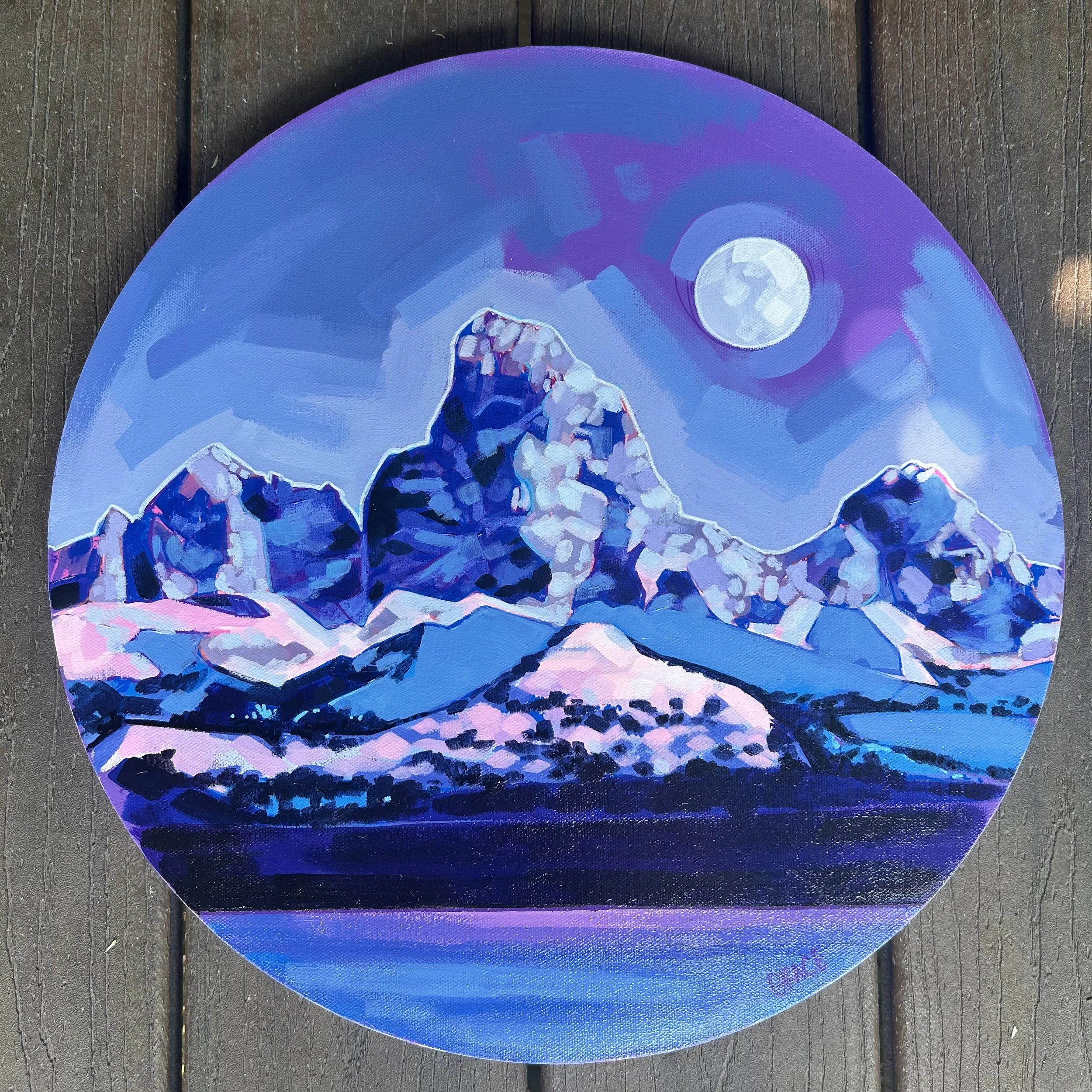 "Sentiments" 16x16 in.