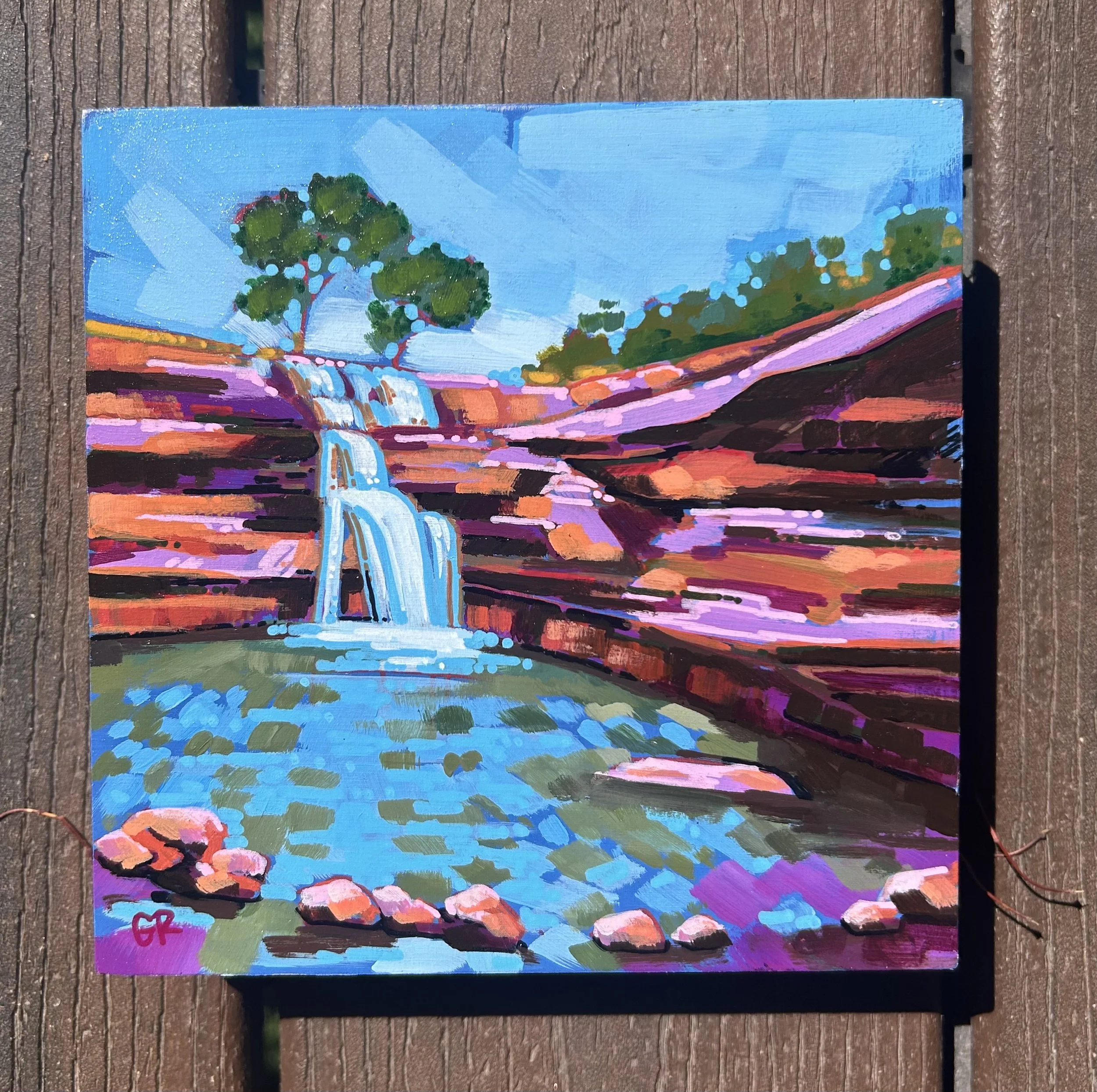 “Somewhere South” 6x6 in.