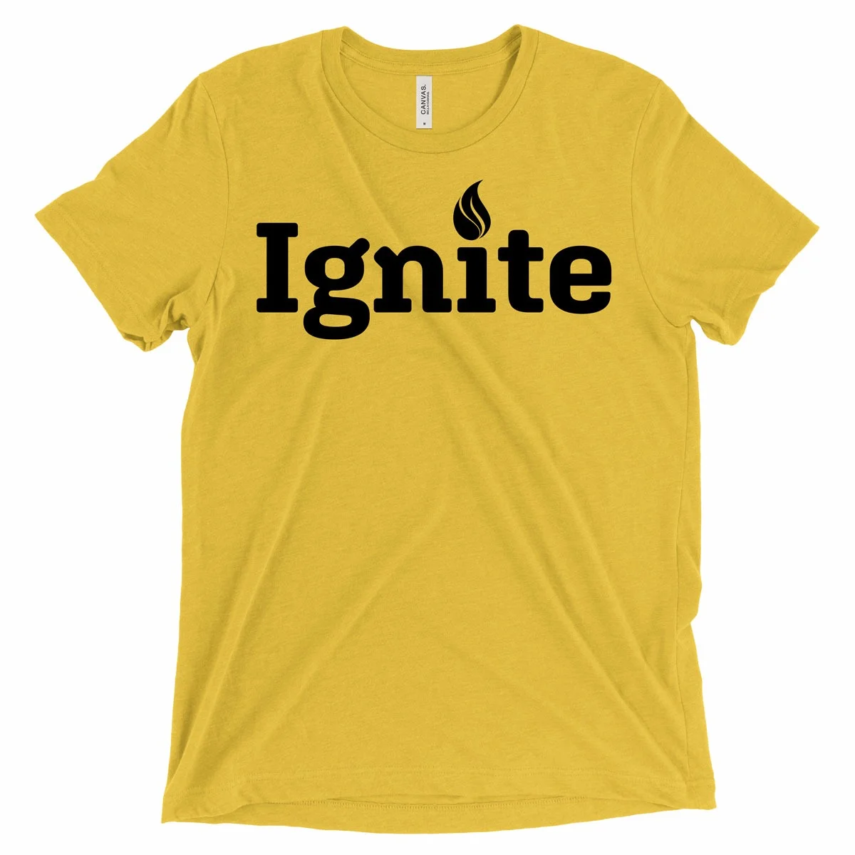 'Ignite' - Official Greater Works 2018 Conference Tee  - Yellow Gold