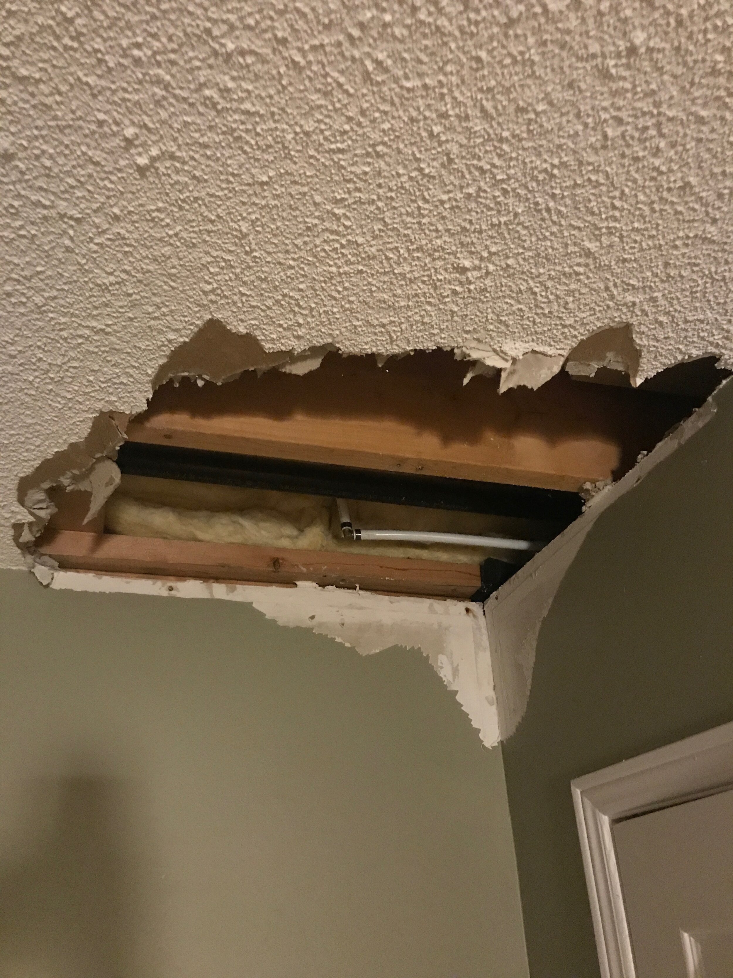 Picture of hole cut in ceiling from water leak.jpg