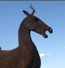 Celestial Horse (detail).