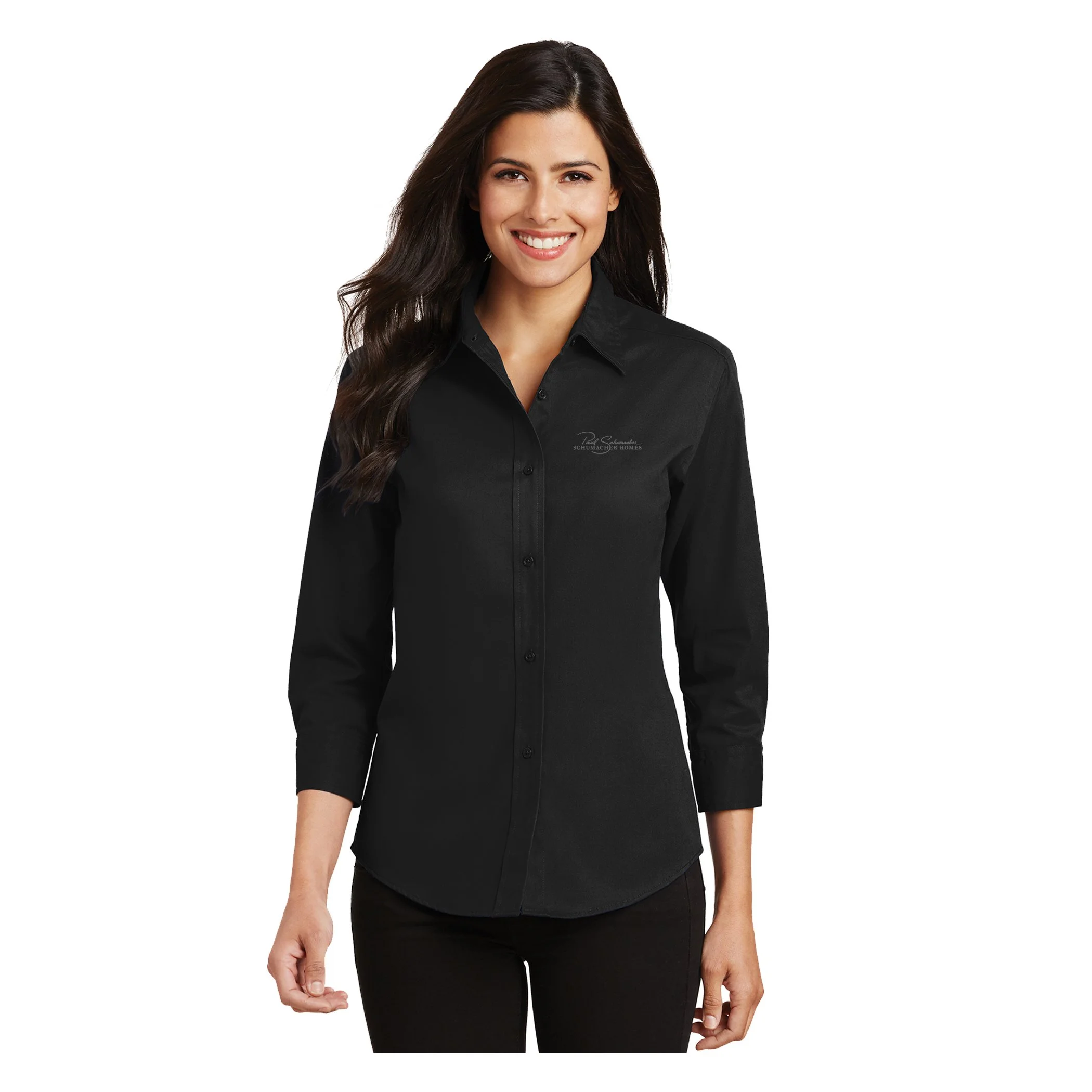 Ladies 3/4-Sleeve Easy Care Shirt