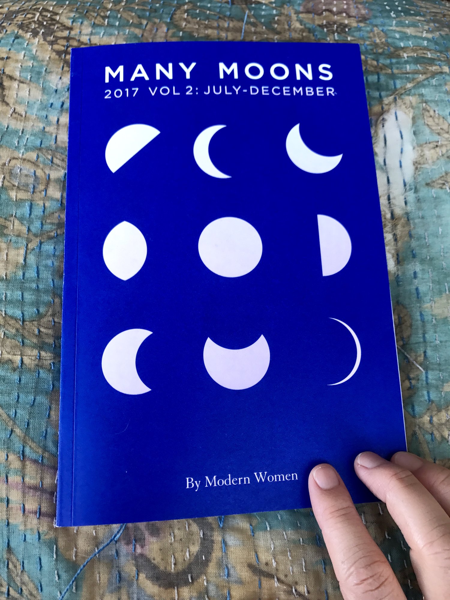 Excited to start Modern Women's Many Moons guide