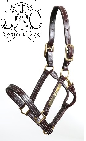 Walsh British Leather Halter With Custom Nameplate Engraving Jc Saddlery - Custom Padded Leather Halter Walsh British Leather Halter With Custom Nameplate Engraving Jc Saddlery - Custom Padded Leather Halter