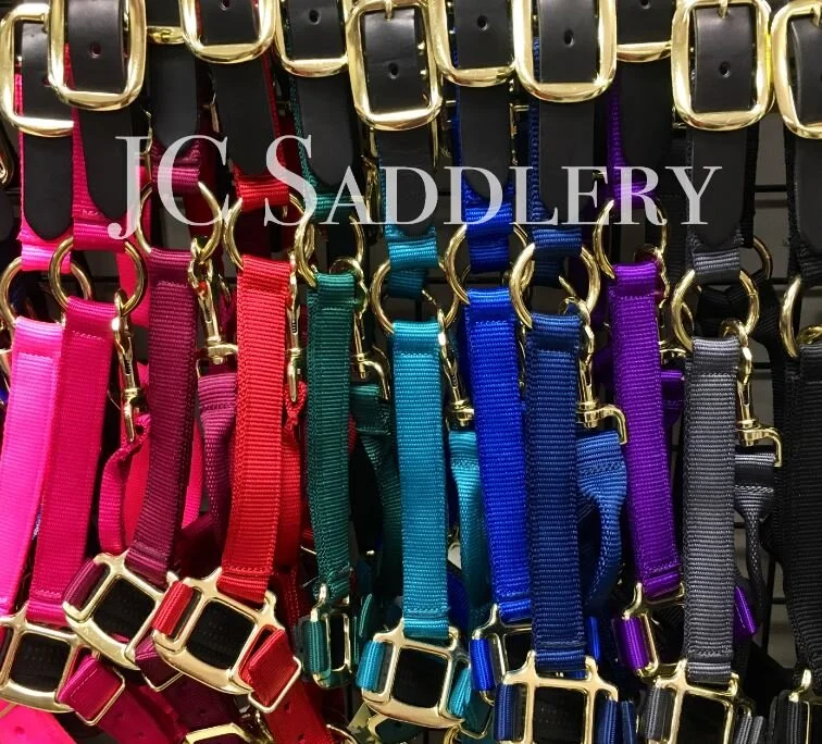 Custom Embroidered Nylon Horse Halter - Personalized With Your Horse's Name