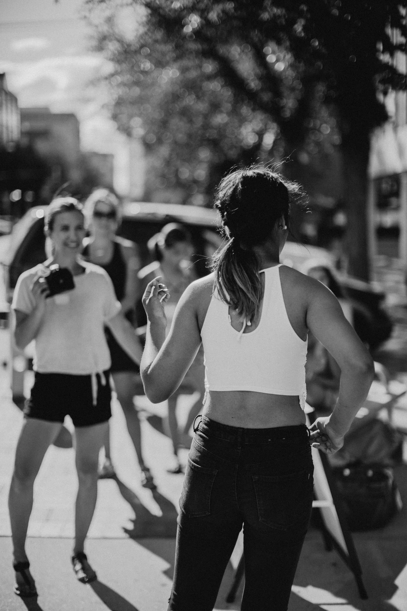 Tonya, camera in hand