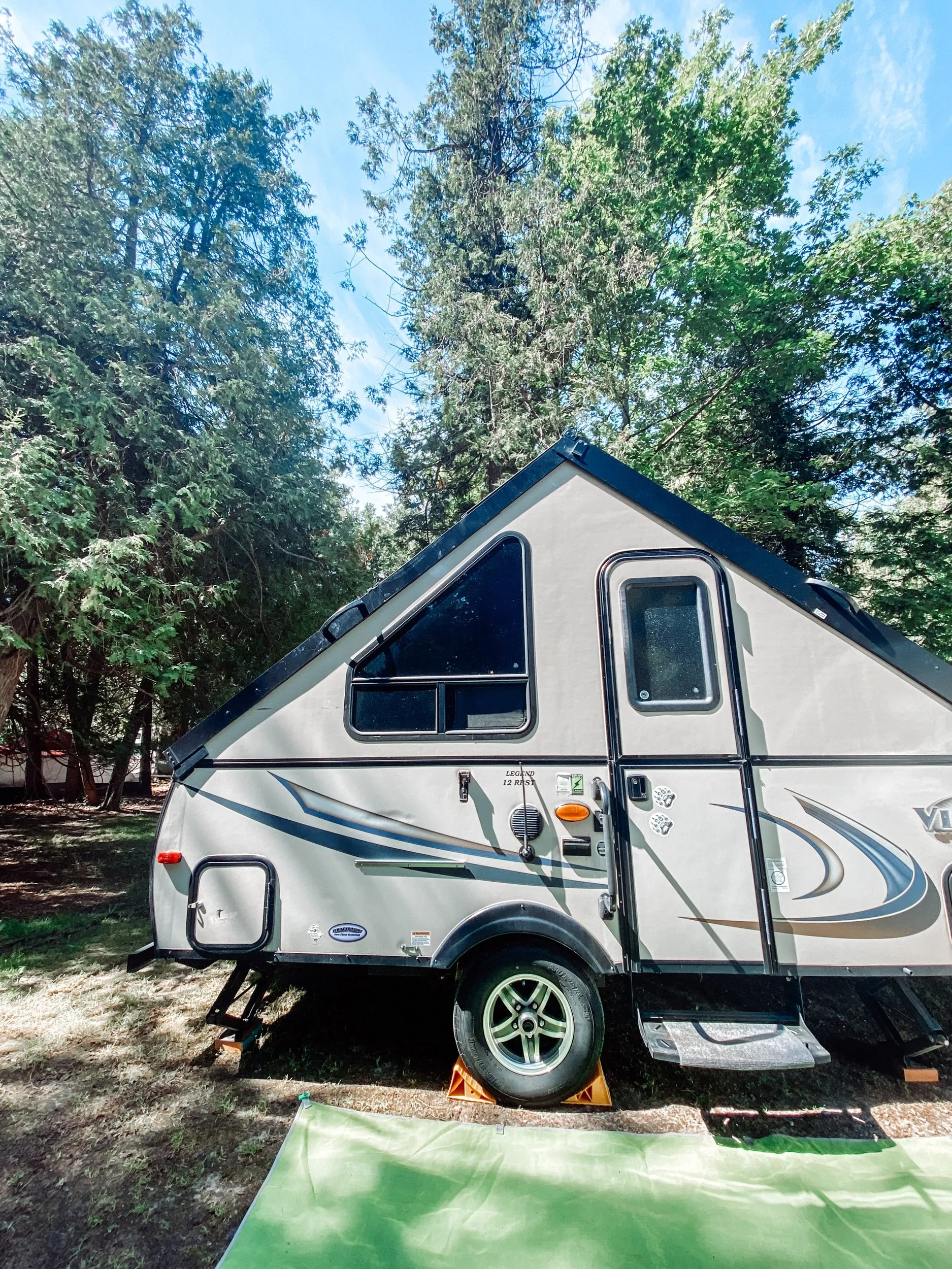 Camping at Harrisville State Park