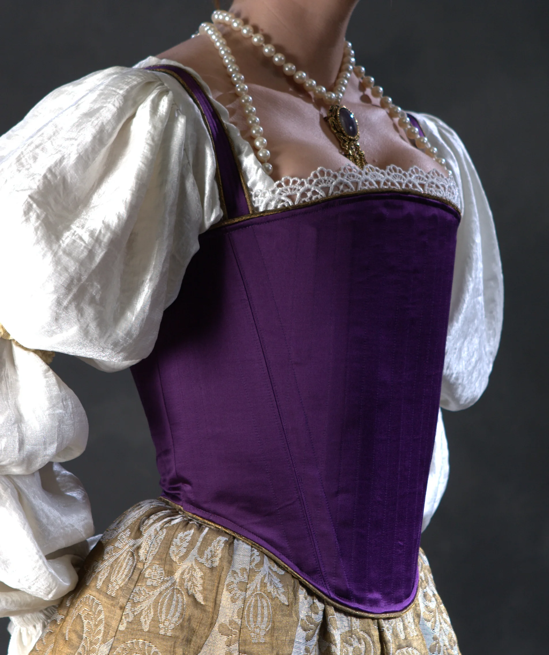 1560 Anna corset flatlined Period Corsets.jpg