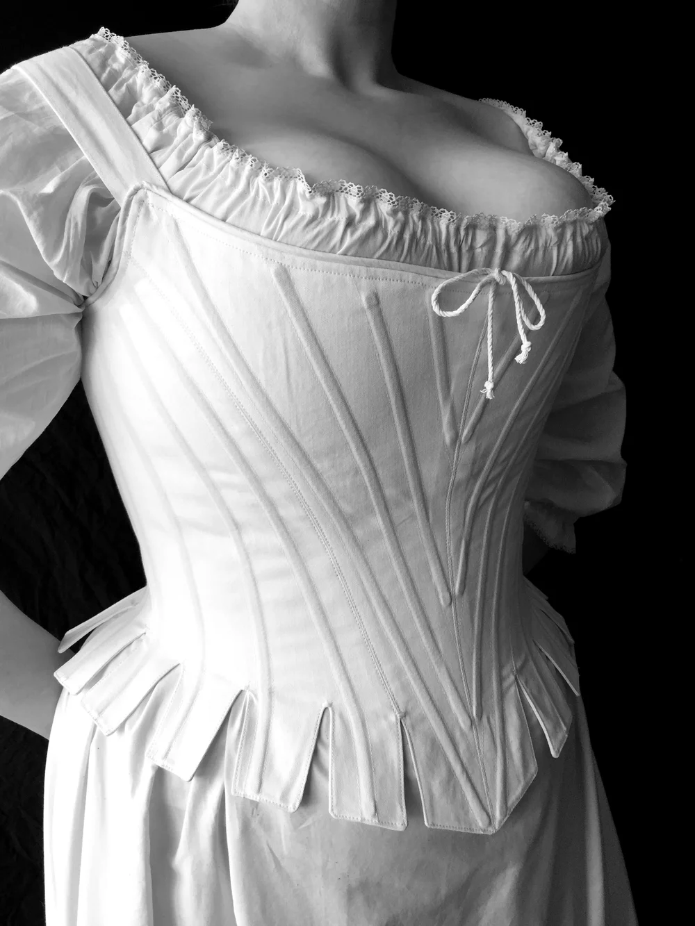 c. 1725 Louisa Stays — Period Corsets