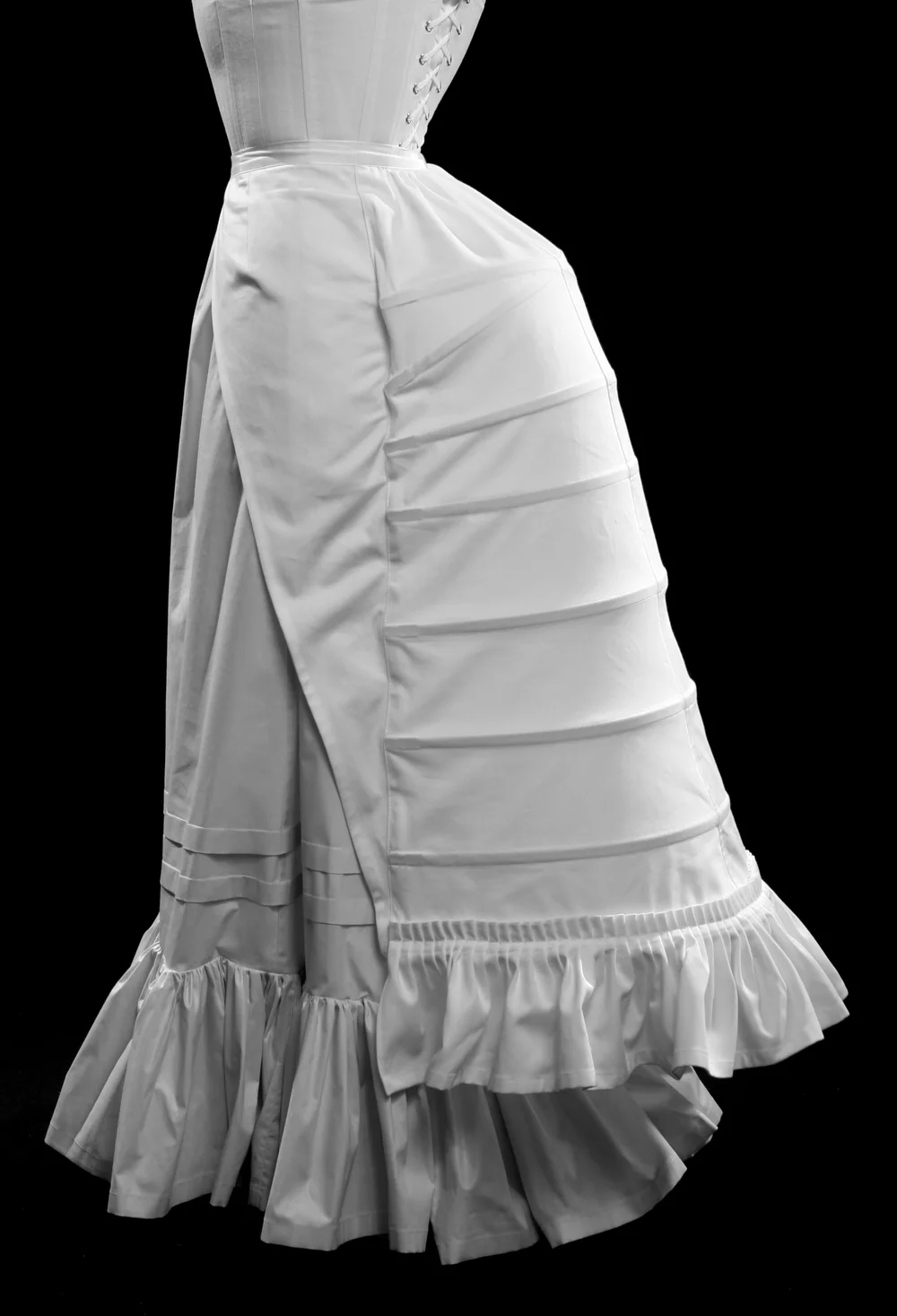 bustle corset dress Victorian — Period Corsets Historical Clothing Size:X Large (16) Costume FALLW25 Wednesdays Girl tie front
