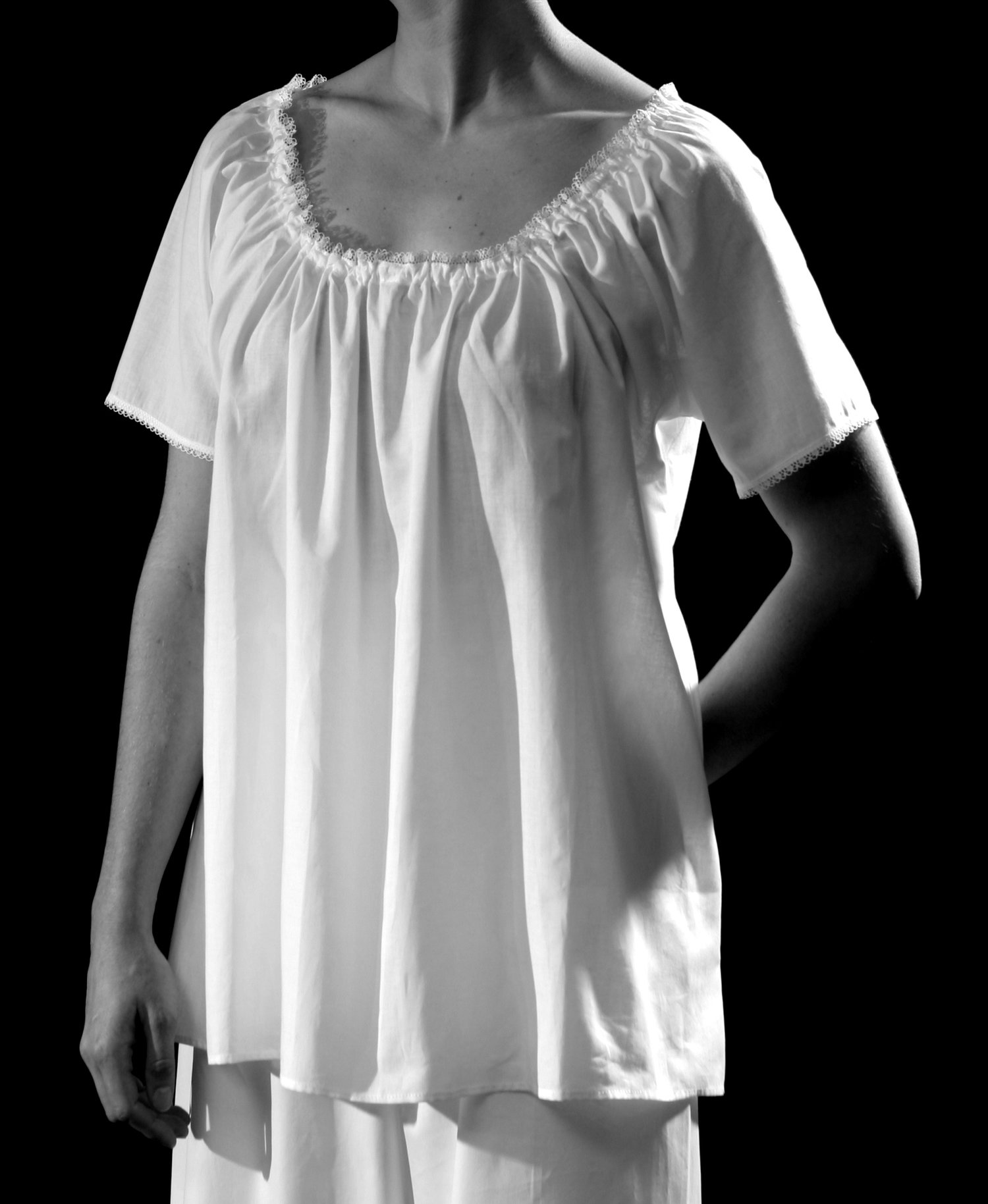 Short Sleeve Chemise — Period Corsets