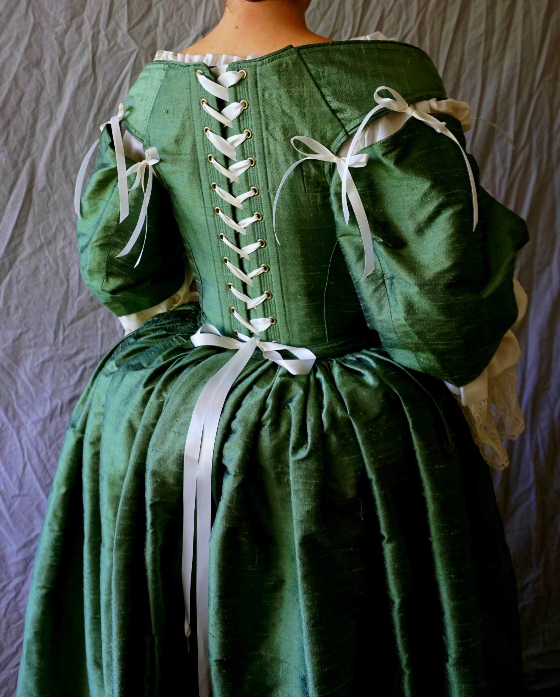 17th century corset dress,