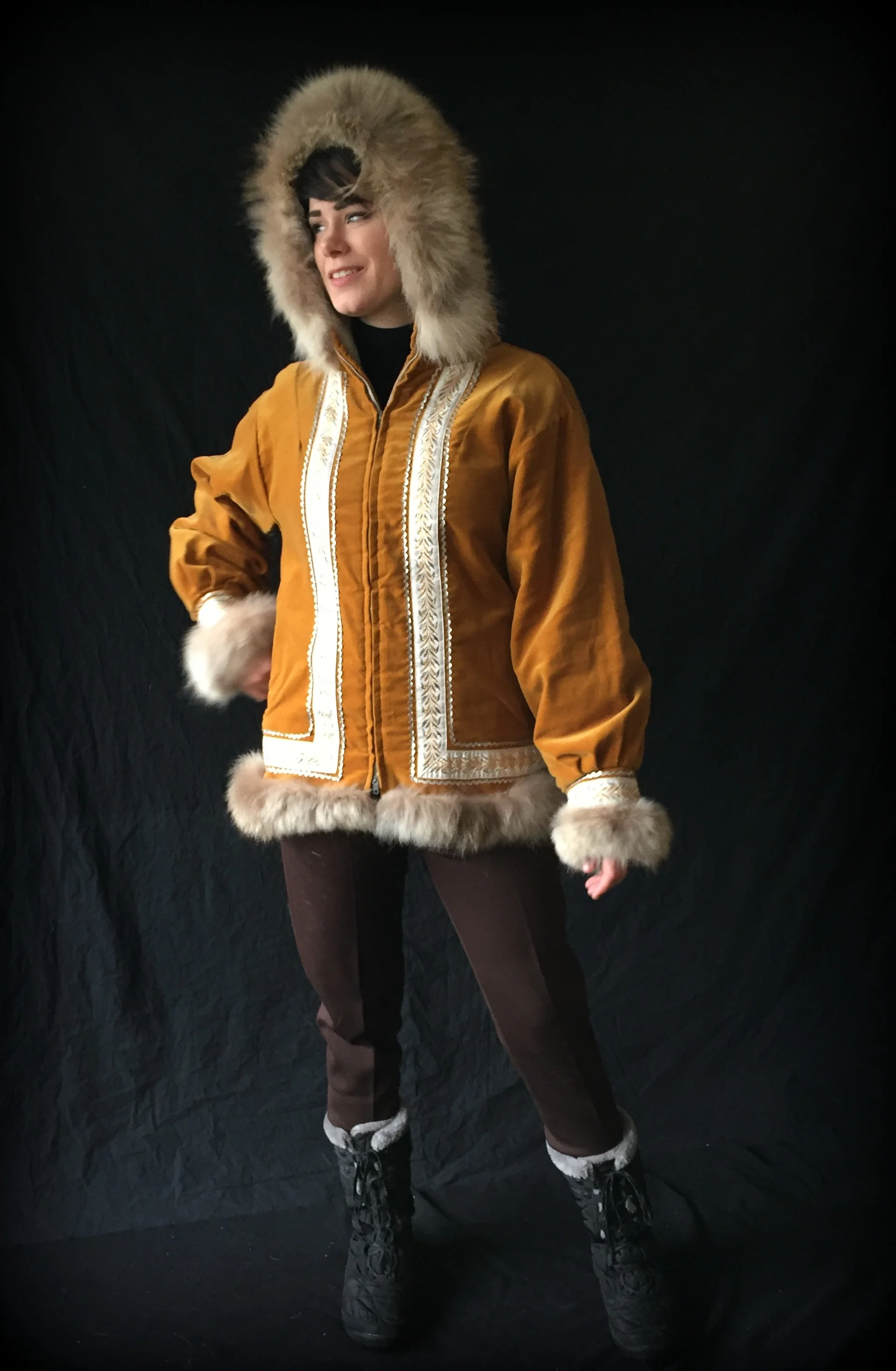  Parka and pants- Vintage 2 piece uniform reproduction for Alaska Airlines 