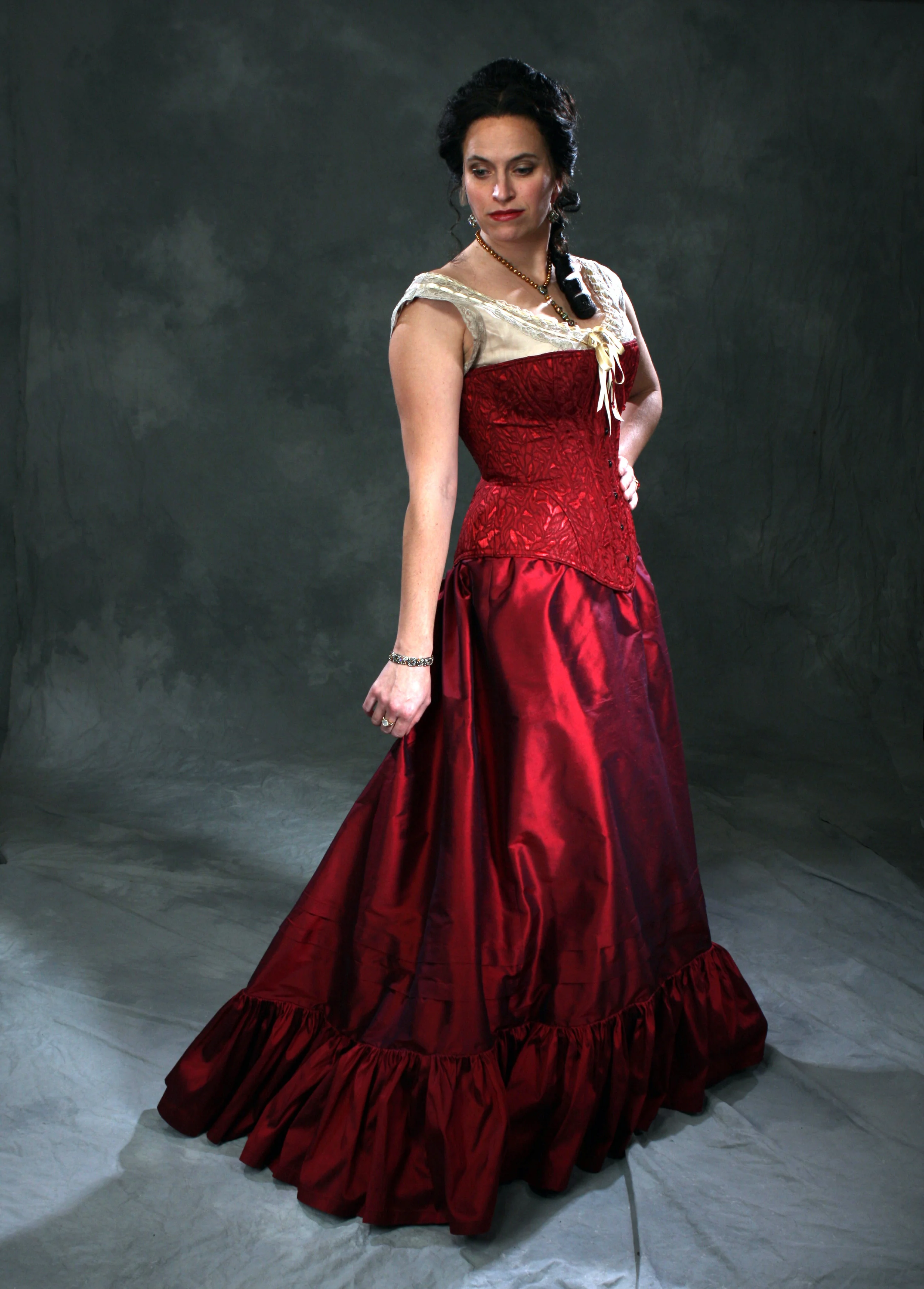 Late 19th c. Petticoat, c. 1890 Theodora, and Chemise in custom materials
