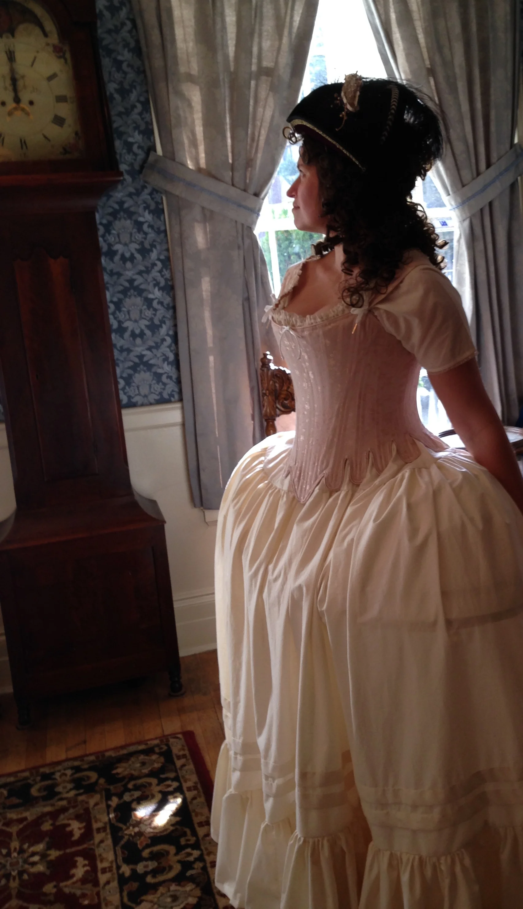  18th c. Marie Antoinette, Full Pannier, and 18th c. Petticoat 