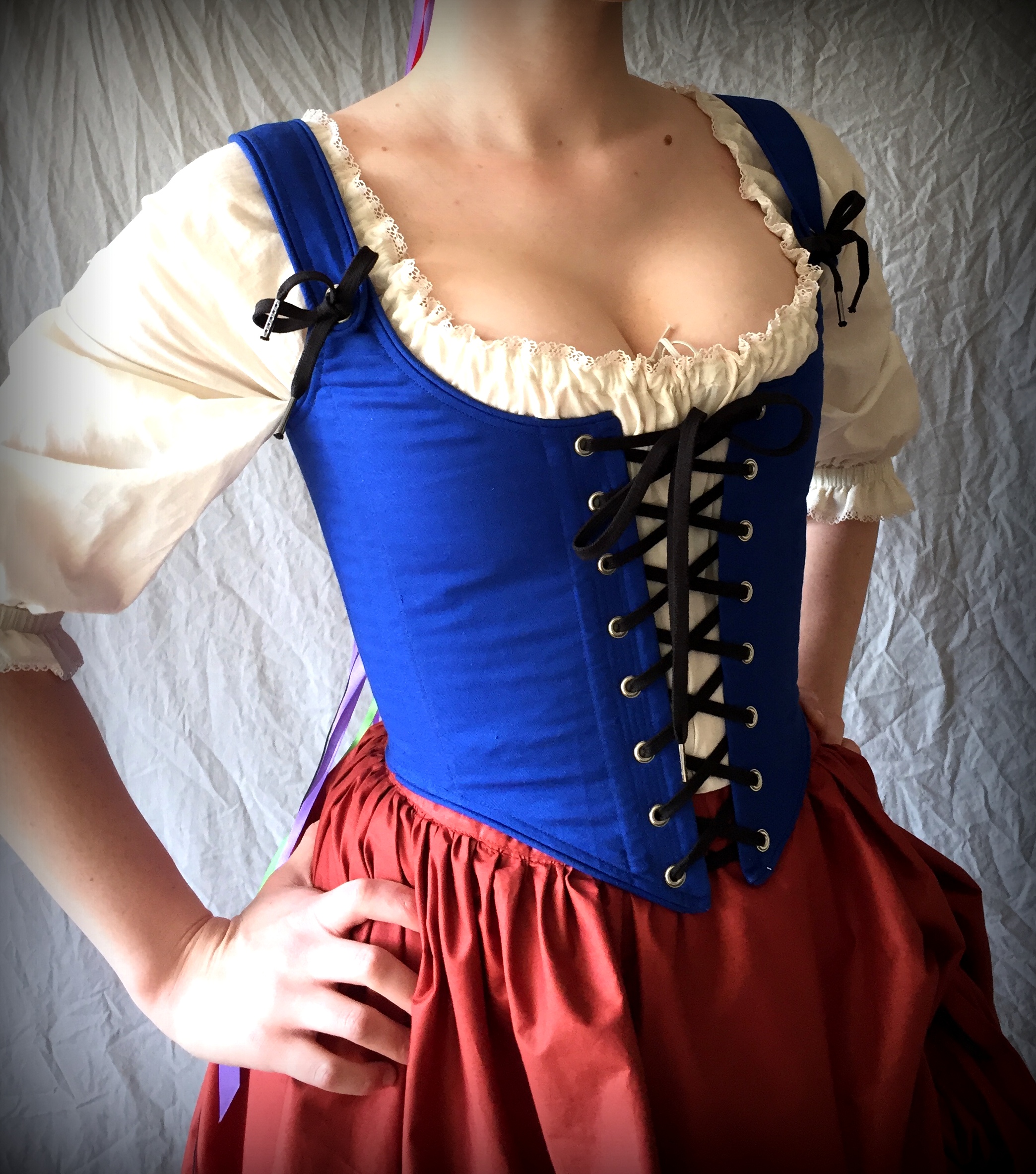 Ren Faire Bodice- Blue