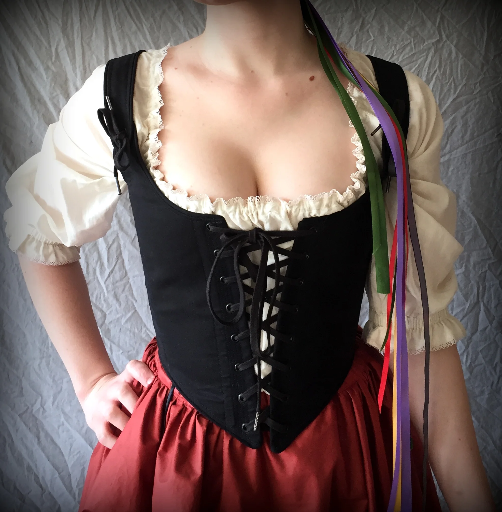 Ren Faire Bodice- Black