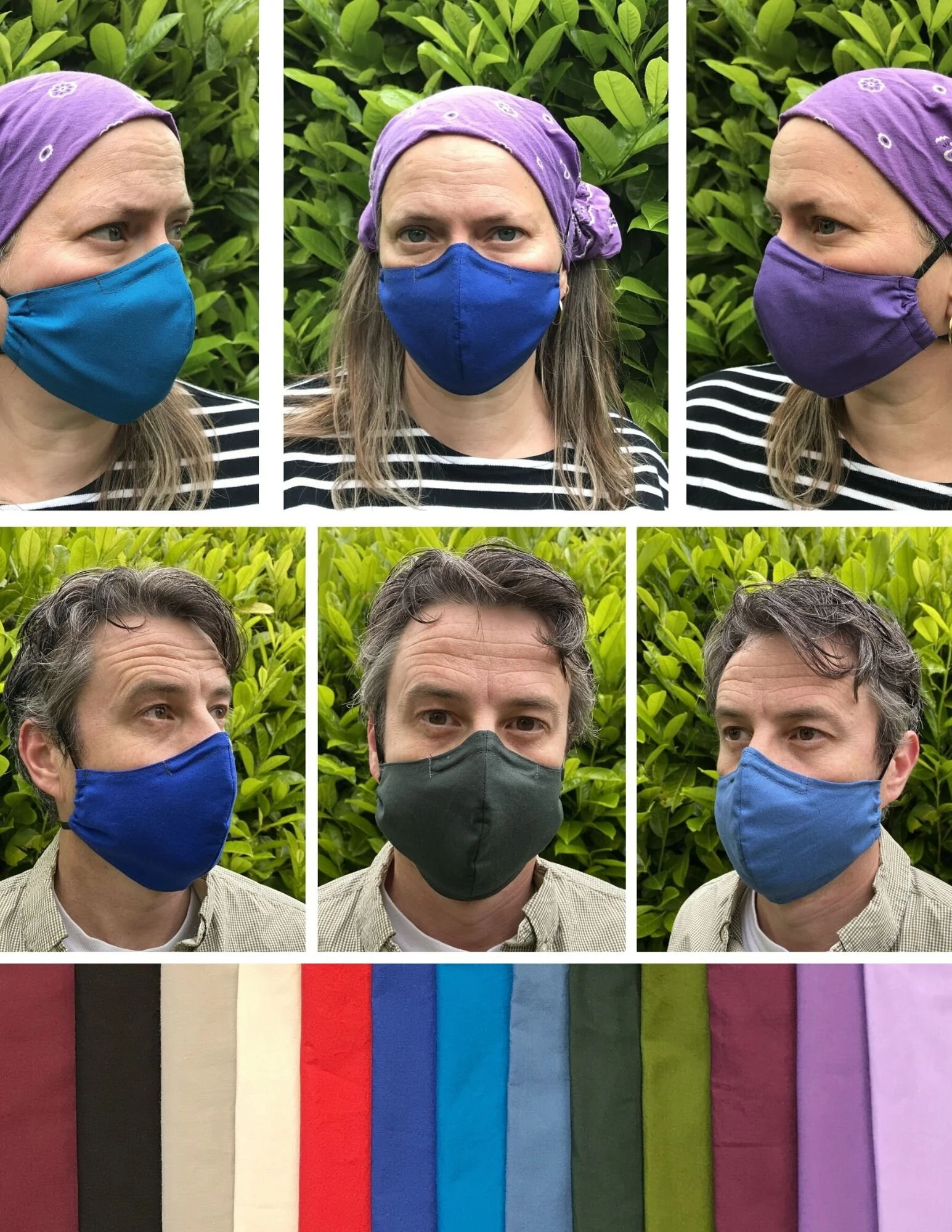 Solid Colored PC Mask, Shaped with Filter