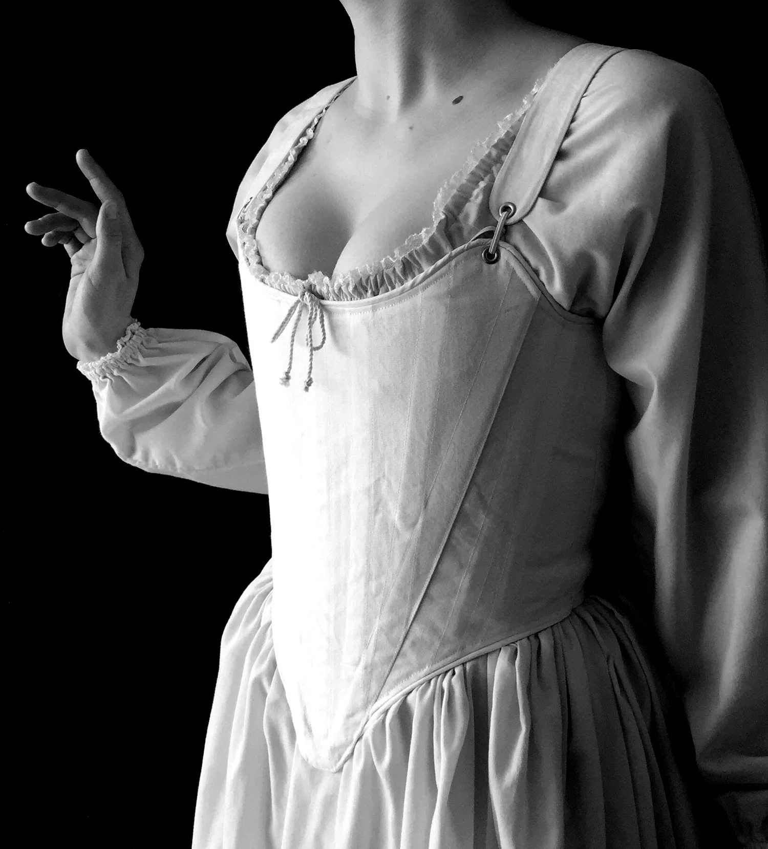 18th Century Custom Silk Judith — Period Corsets