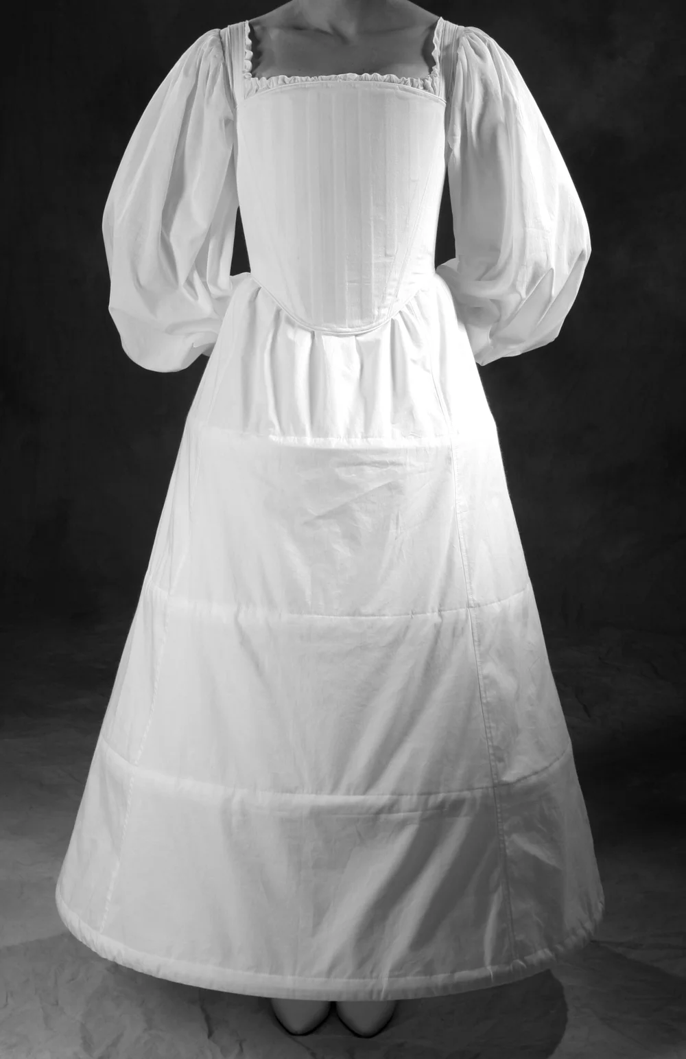 white christmas dresses Paulmi & Harsh Ivory Floral Corset Maxi Dress main image 0