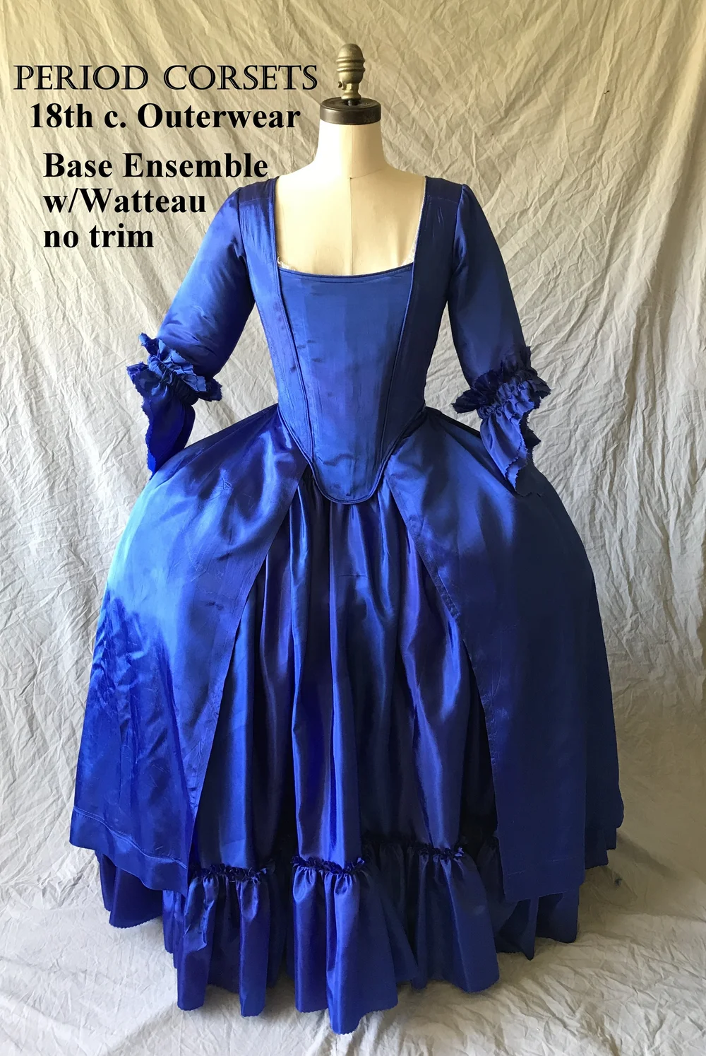18th century Costume- Robe a la Française- Simple — Period Corsets