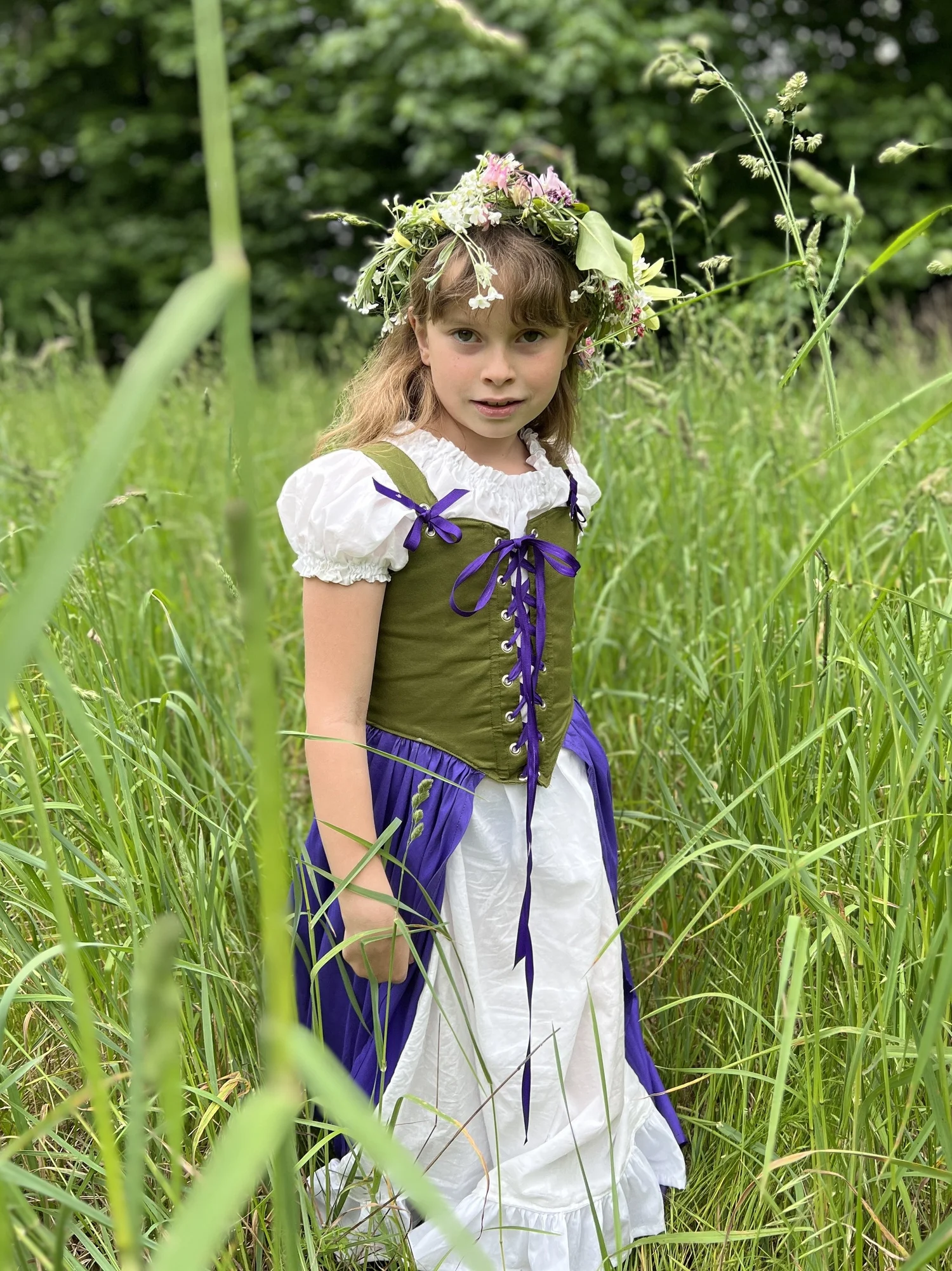 Kids Ren Faire Ensemble- Basic  Period Corsets