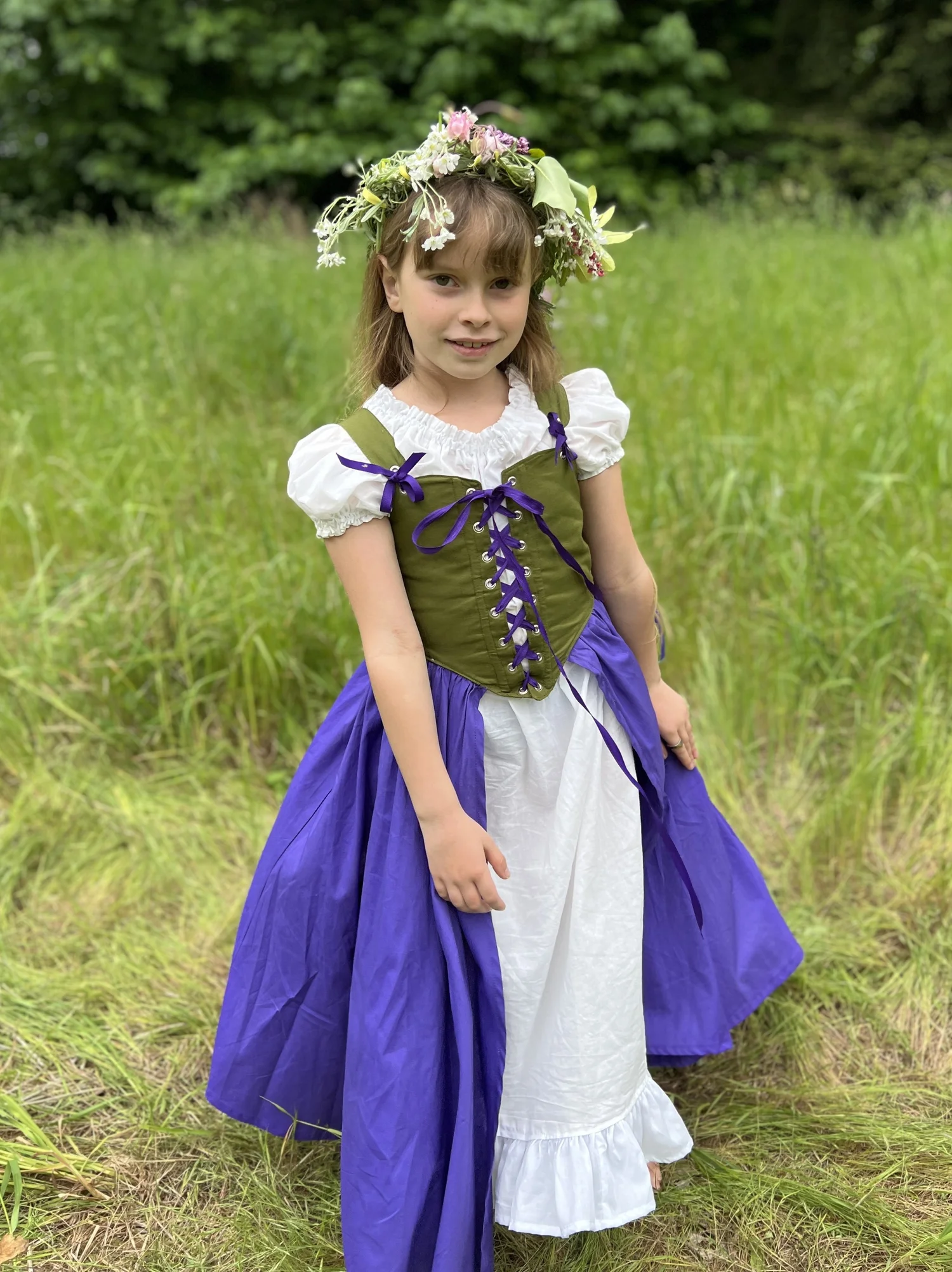 Kids Ren Faire Ensemble- Basic  Period Corsets