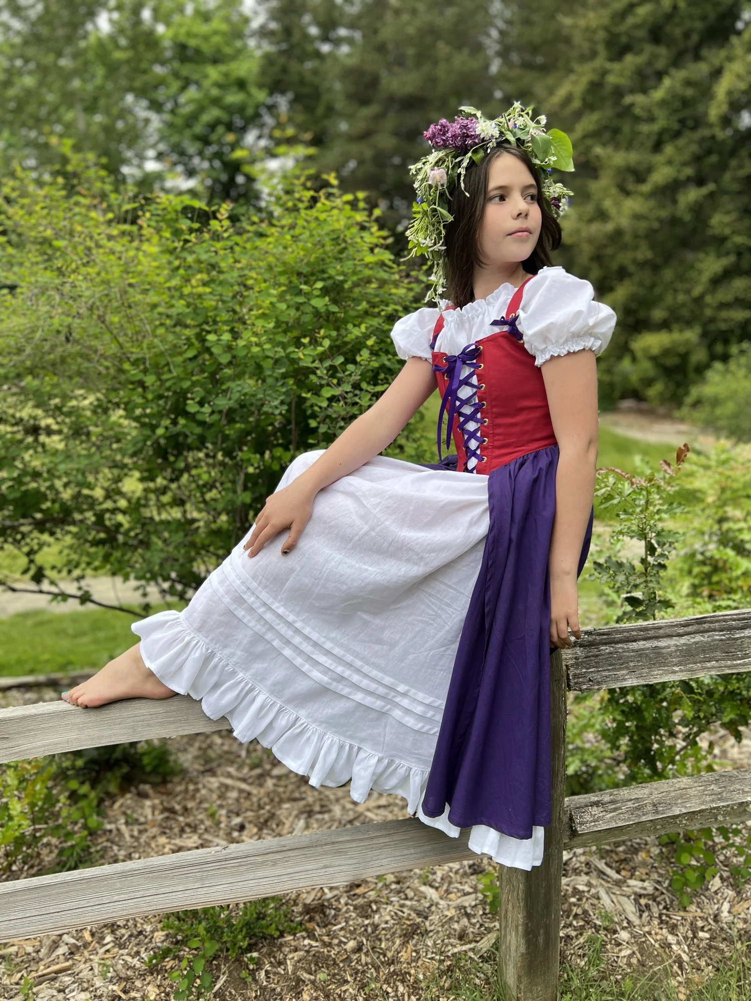 Kids Reversible Ren Faire Ensemble-Deluxe  Period Corsets