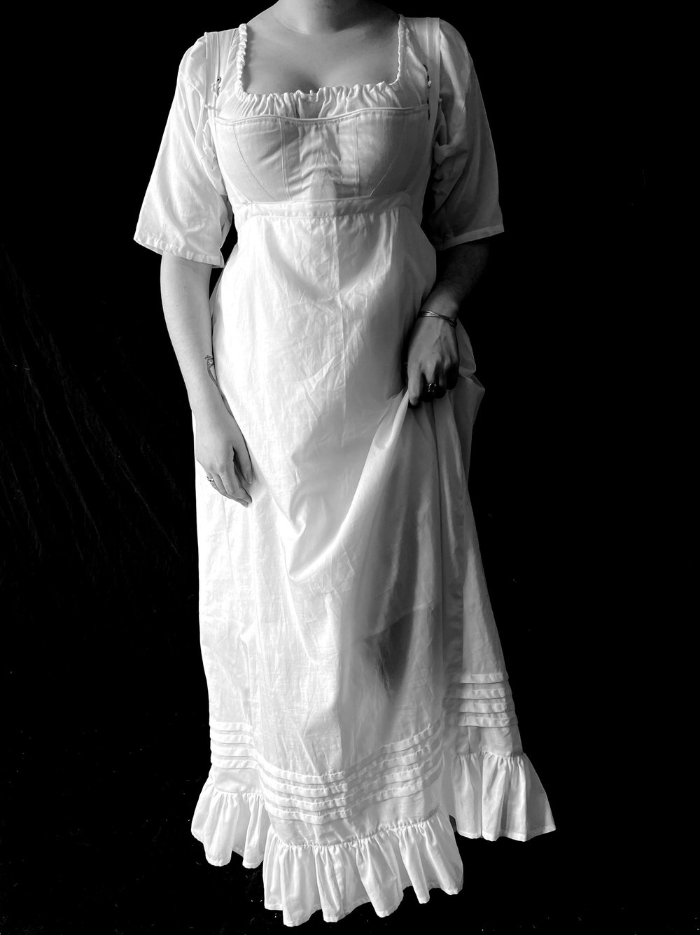 Regency Petticoat- Ruffled — Period Corsets