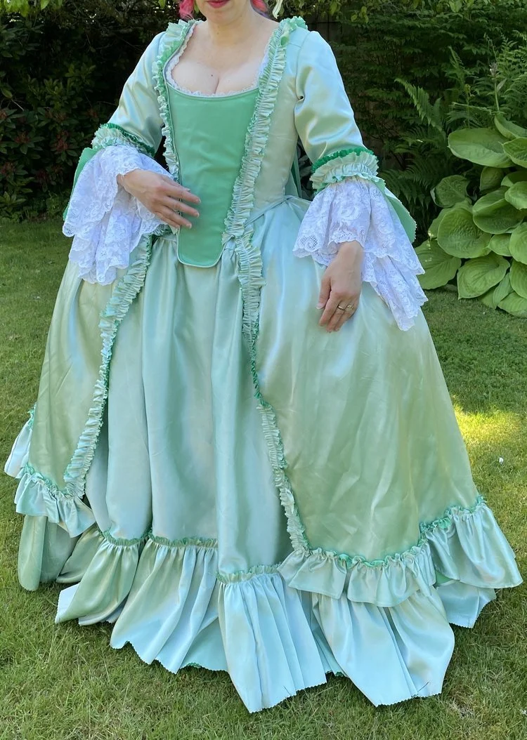 18th Century Robe  La franaise Full Ensemble Gown  Period Corsets