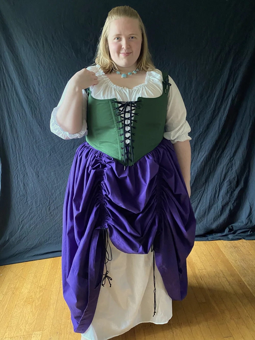 knee length dresses for ladies Renaissance Dress with Corset – Everfan main image 0