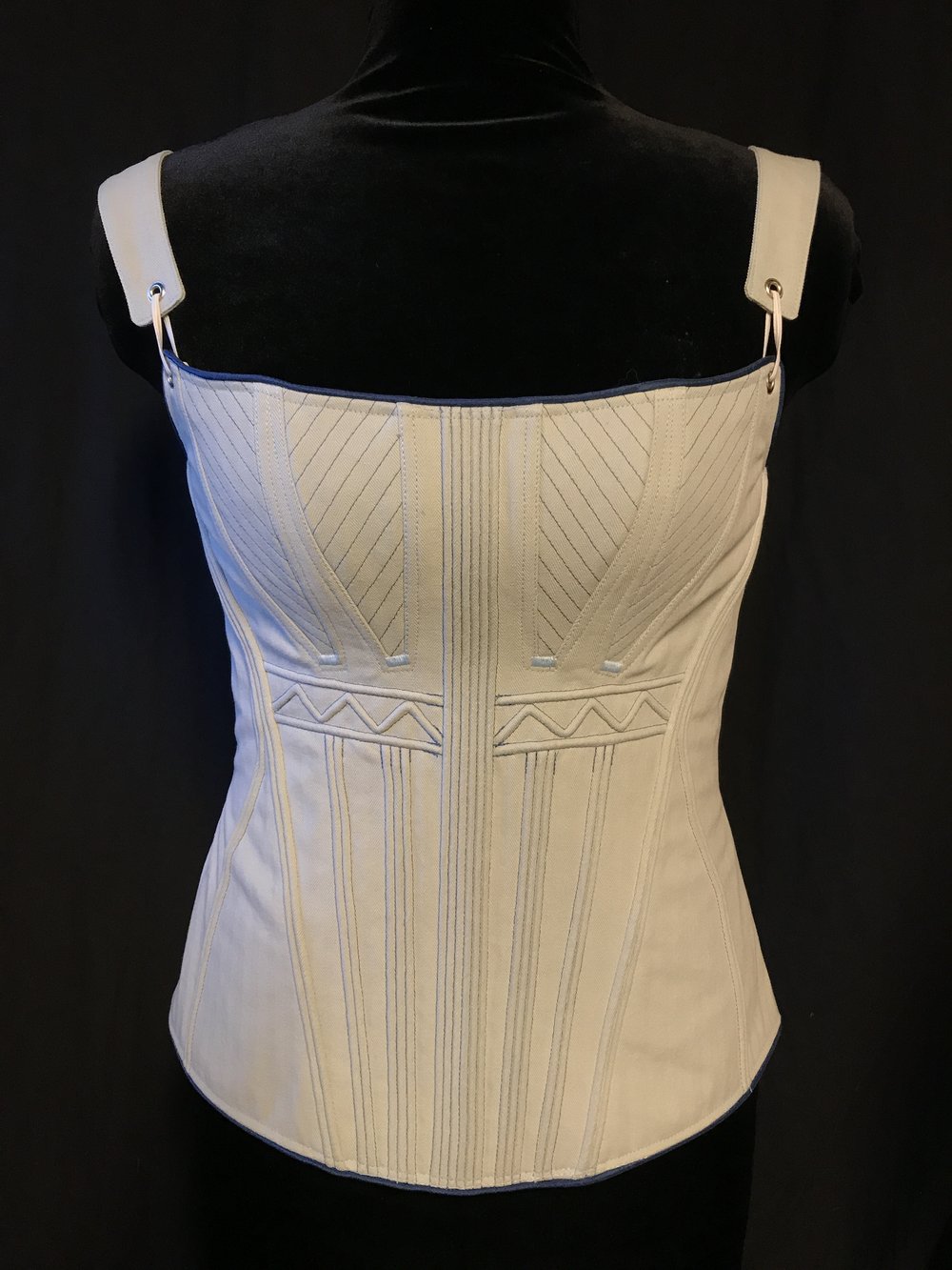 c. 1835 Corded Ada Stays — Period Corsets