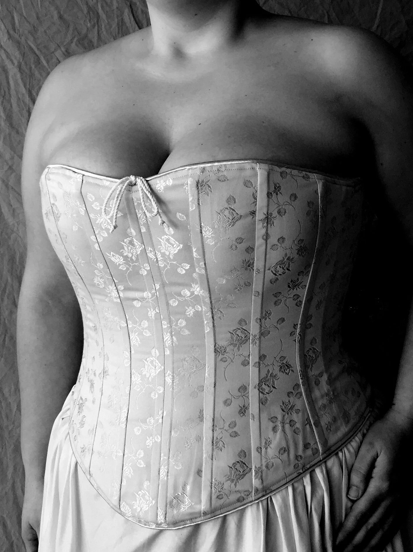 c. 1860 Julia Corset- Brocade