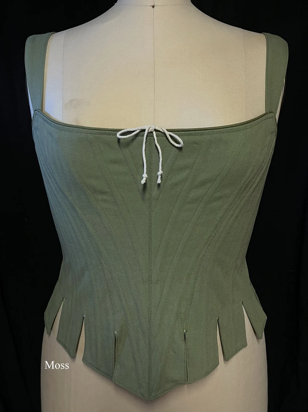 c. 1725 Louisa Stays — Period Corsets