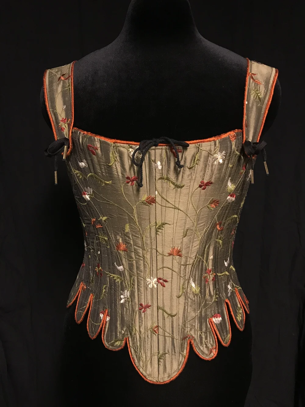 18th c. Marie Antoinette Flat Front Stays — Period Corsets