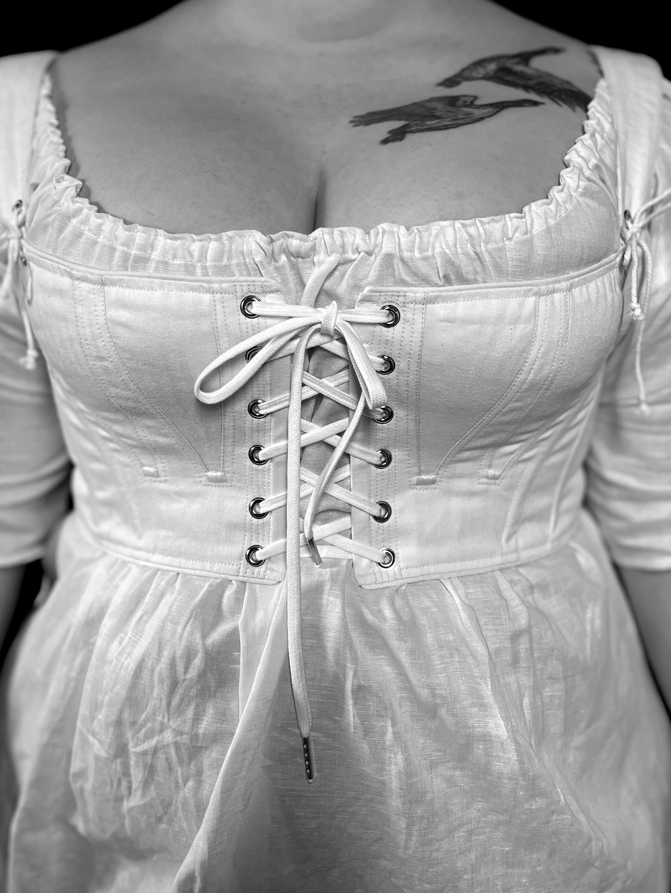 Penelope Regency Short Stays- Front Lacing