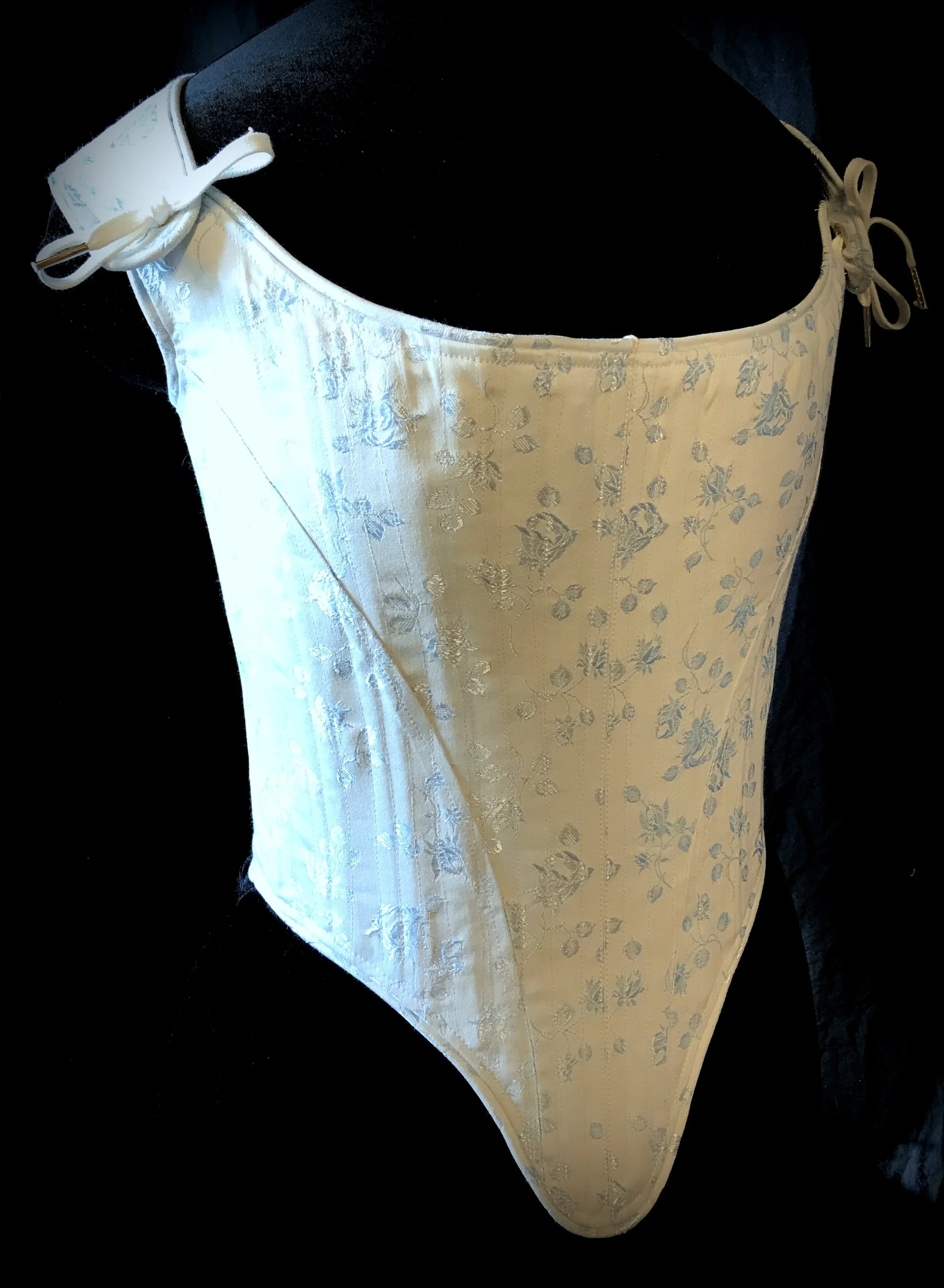 Period Corsets Kristina no tabs brocade.JPG