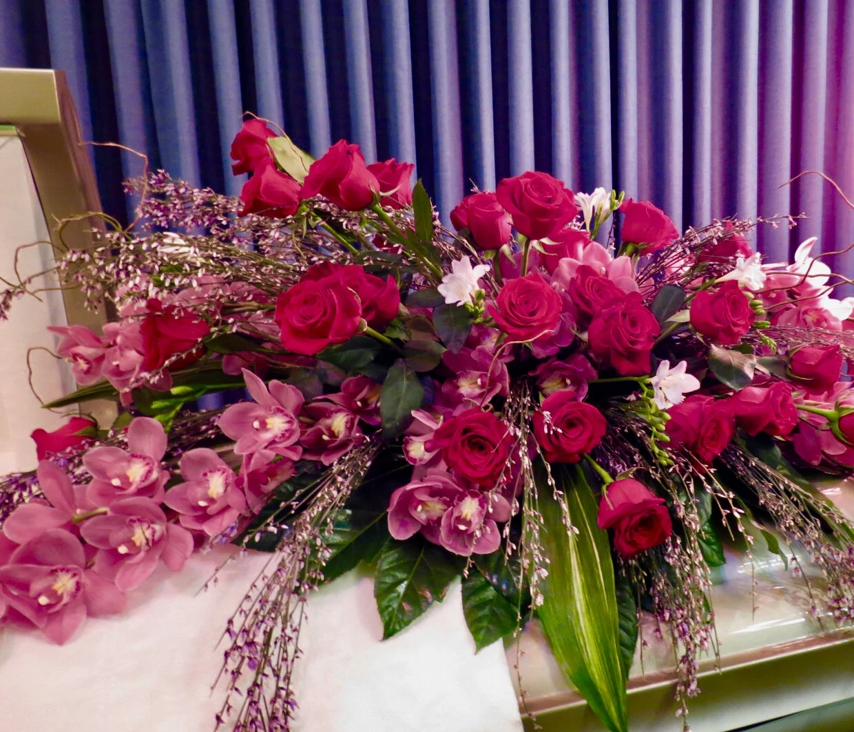 Casket Spray // Wilton Mortuary // Peoria, IL
