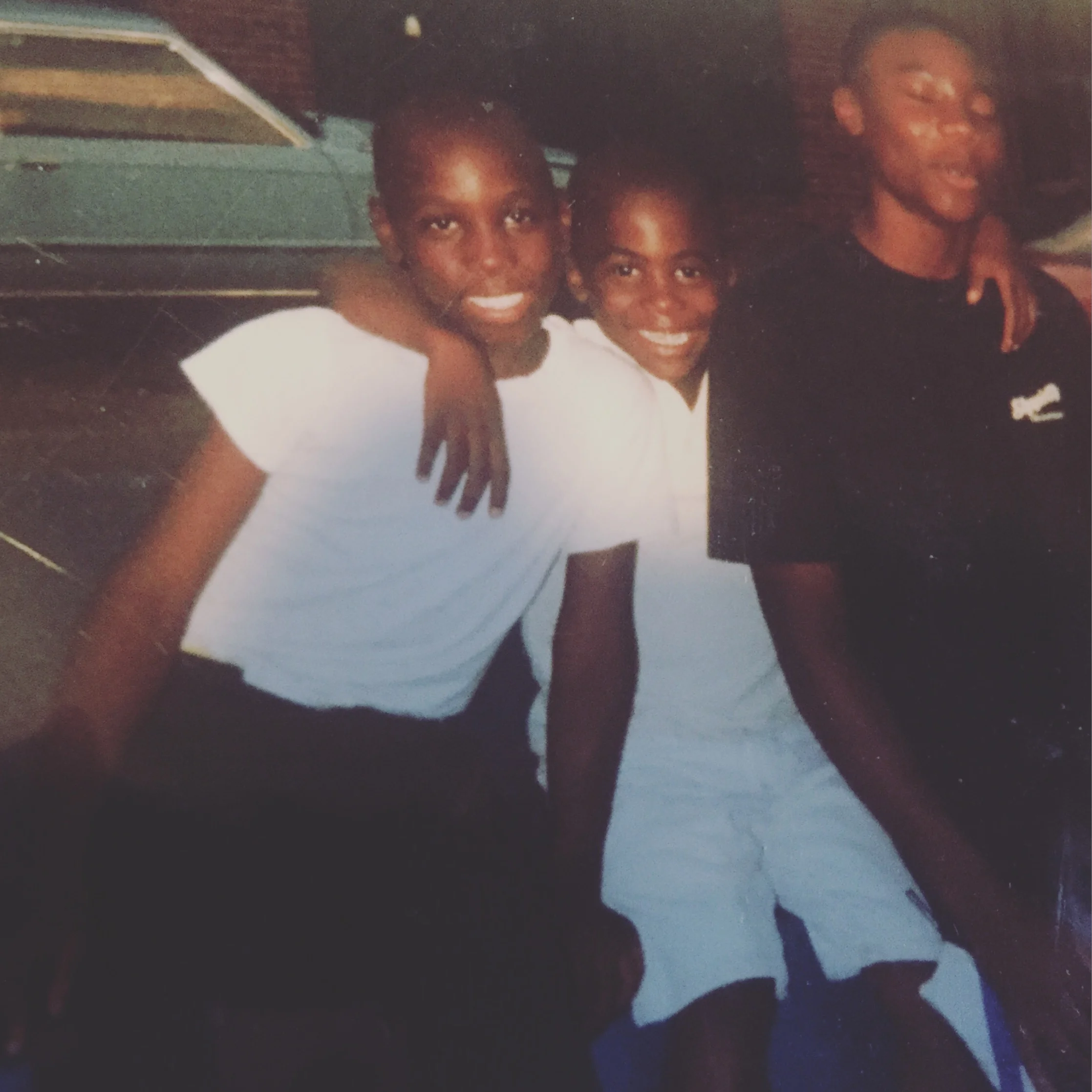 my brother [left], me [center], and my cousin [right]