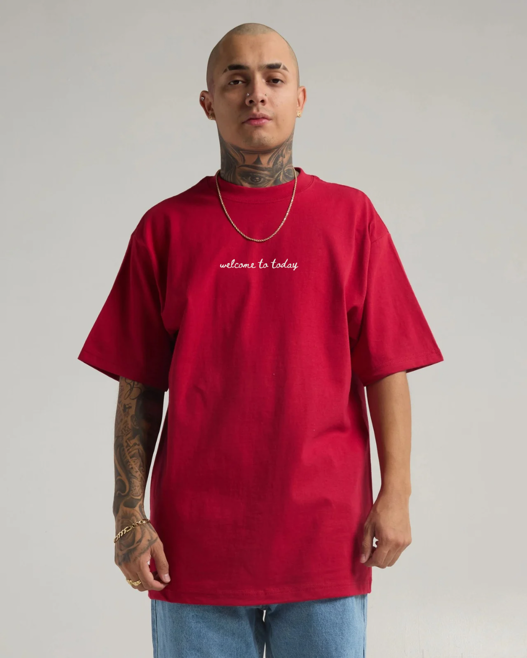 Welcome to Today Tshirt Model - Red.PNG