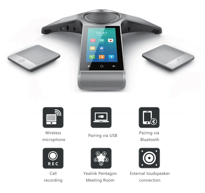 Yealink CP960 Conference Room Phone for Mid to Large Sized