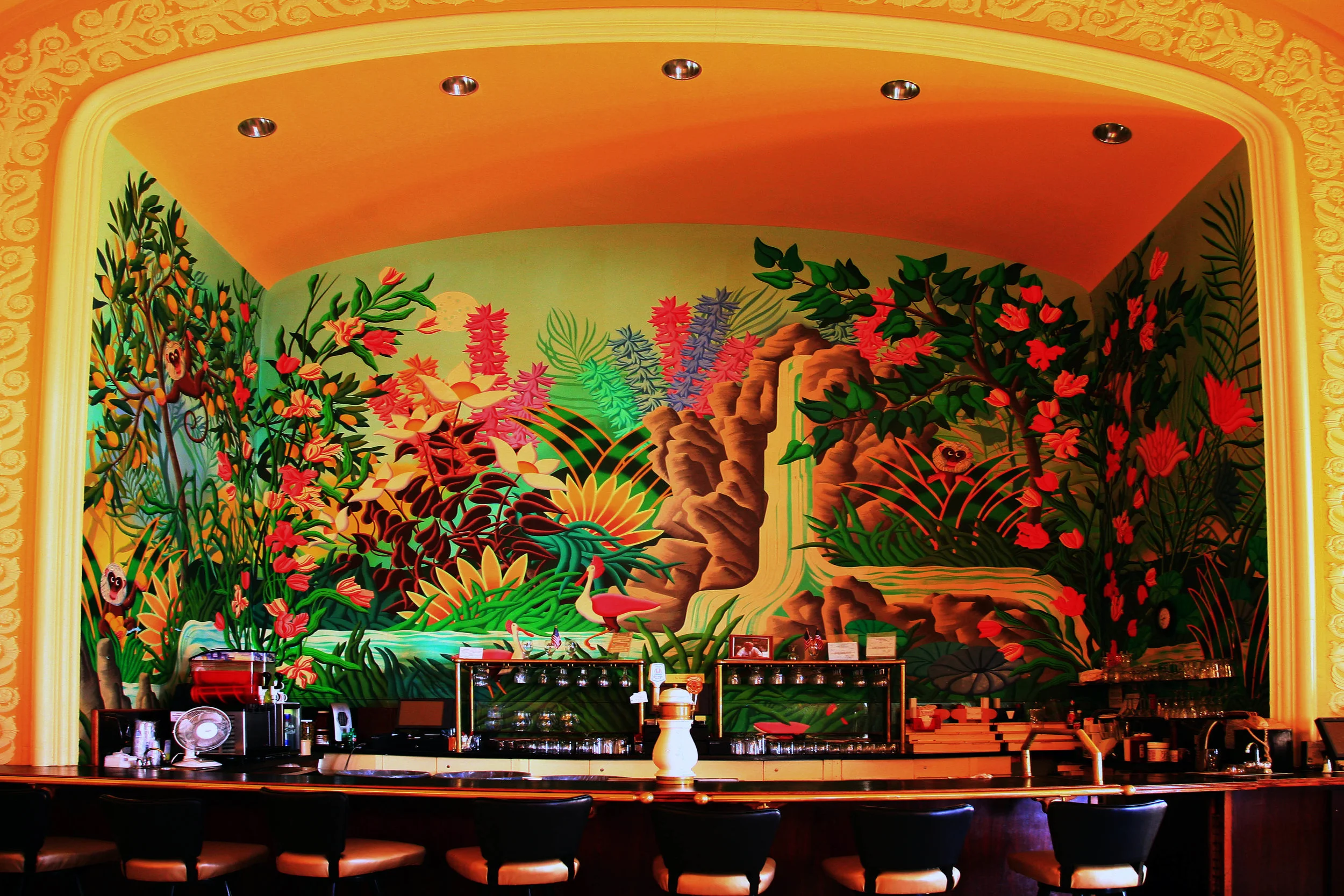 Arlington Bar Mural, Arlington Hotel, Hot Springs, Arkansas 2008 (Americana 1)