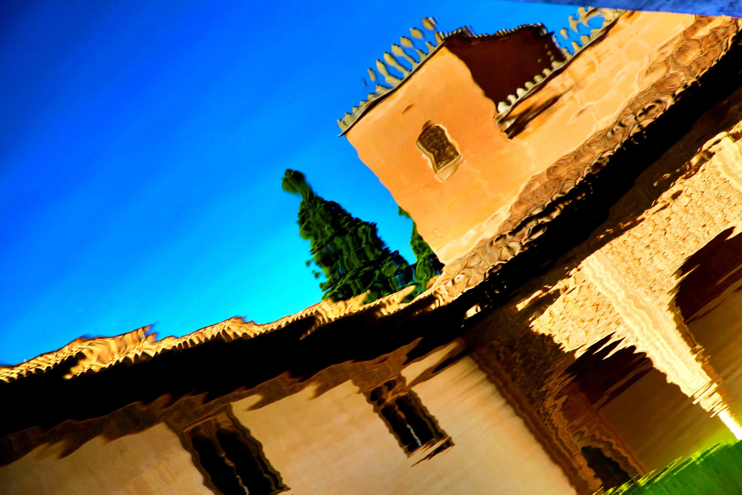 Reflecting Pool, The Alhambra, Grenada, Spain 2011 (Colors &amp; Abstracts 1)
