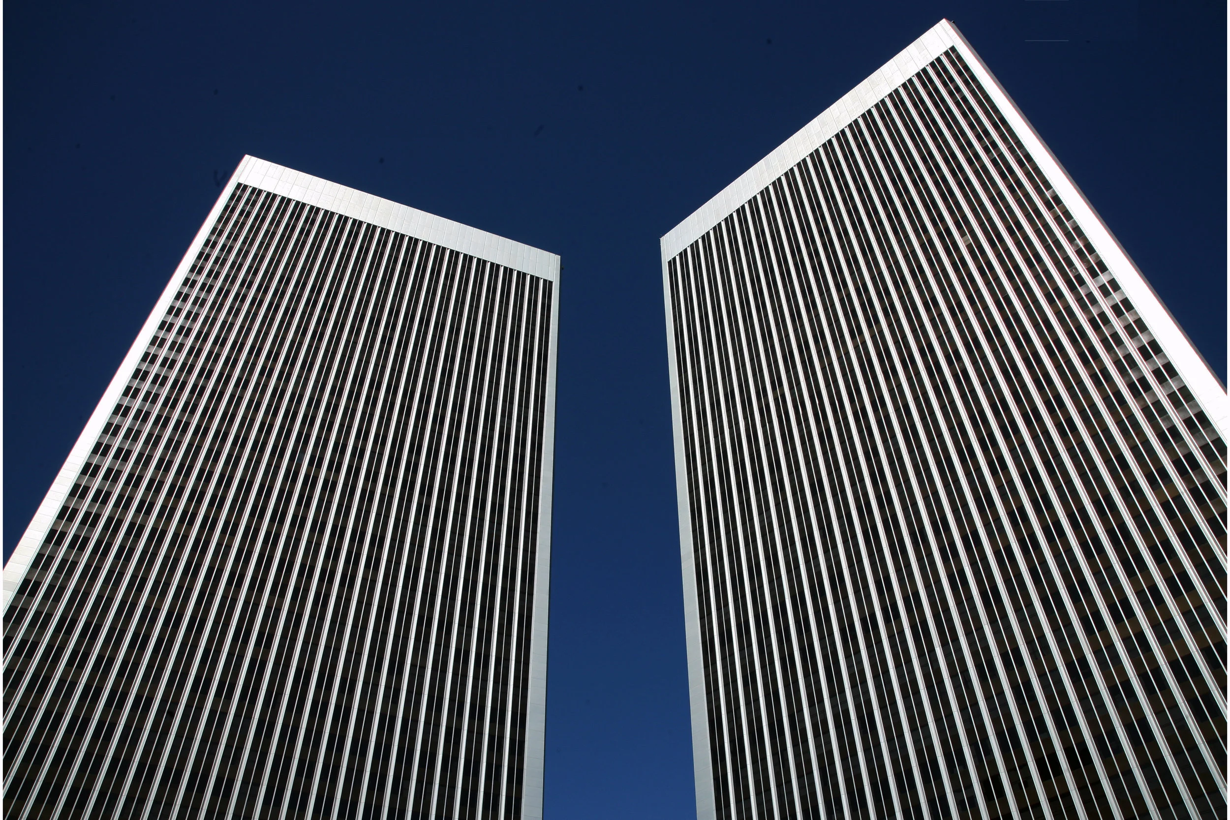 Twin Towers, Century Center Plaza, Century City, Los Angeles, California 2009 (Colors &amp; Abstracts 3)